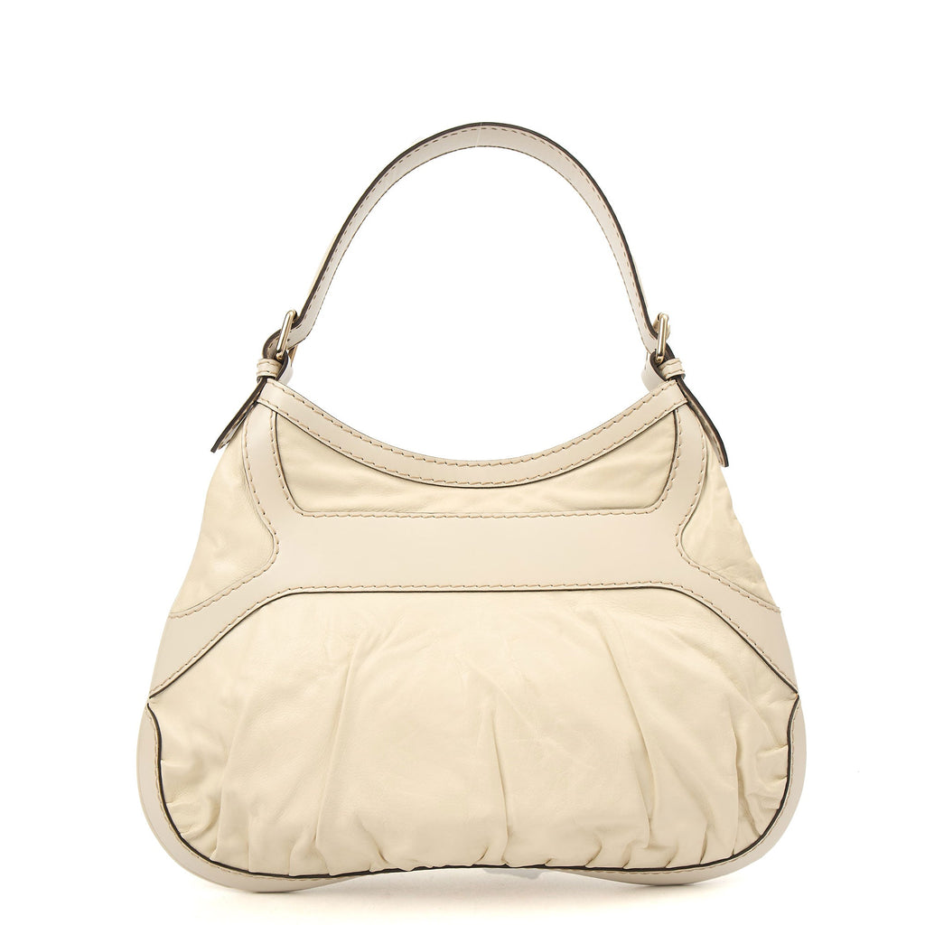 Gucci Tote Hobo in White, Leather