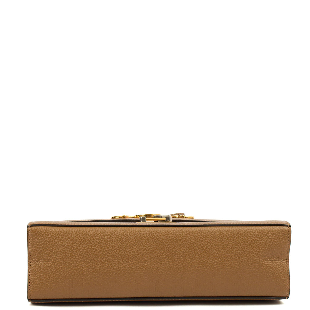 Gucci Cross Body Zumi Shoulder Bag in Brown, Leather