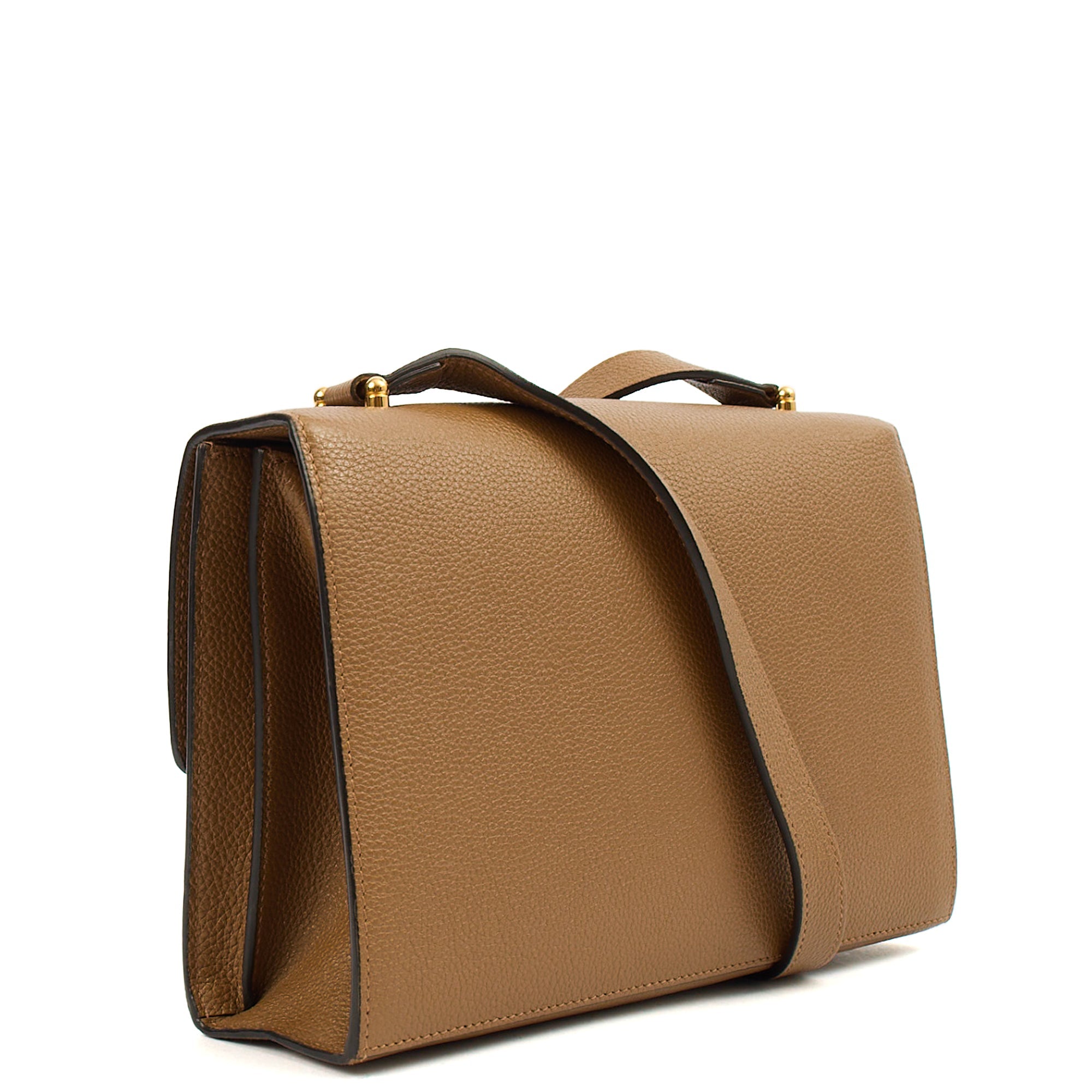 Gucci Cross Body Zumi Shoulder Bag in Brown, Leather