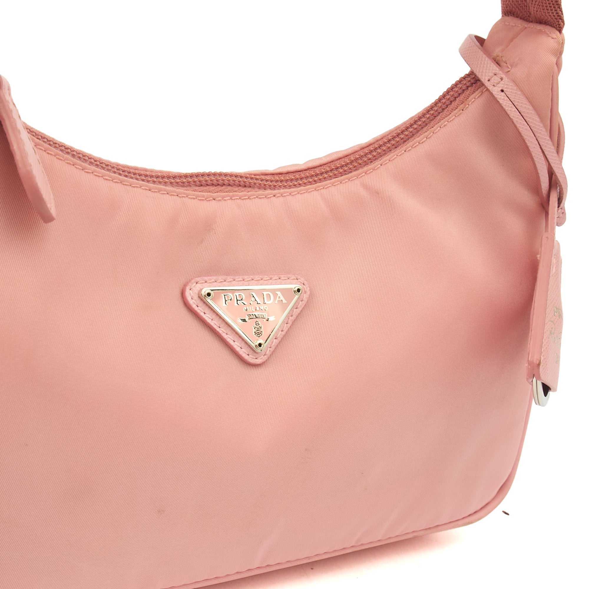 Prada Mini Bag Re-edition 2000 Nylon Mini Bag in Pink, Nylon