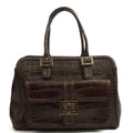 Anya Hindmarch Shoulder Bag Shoulder Bag in Brown, Exotic Effect Leather