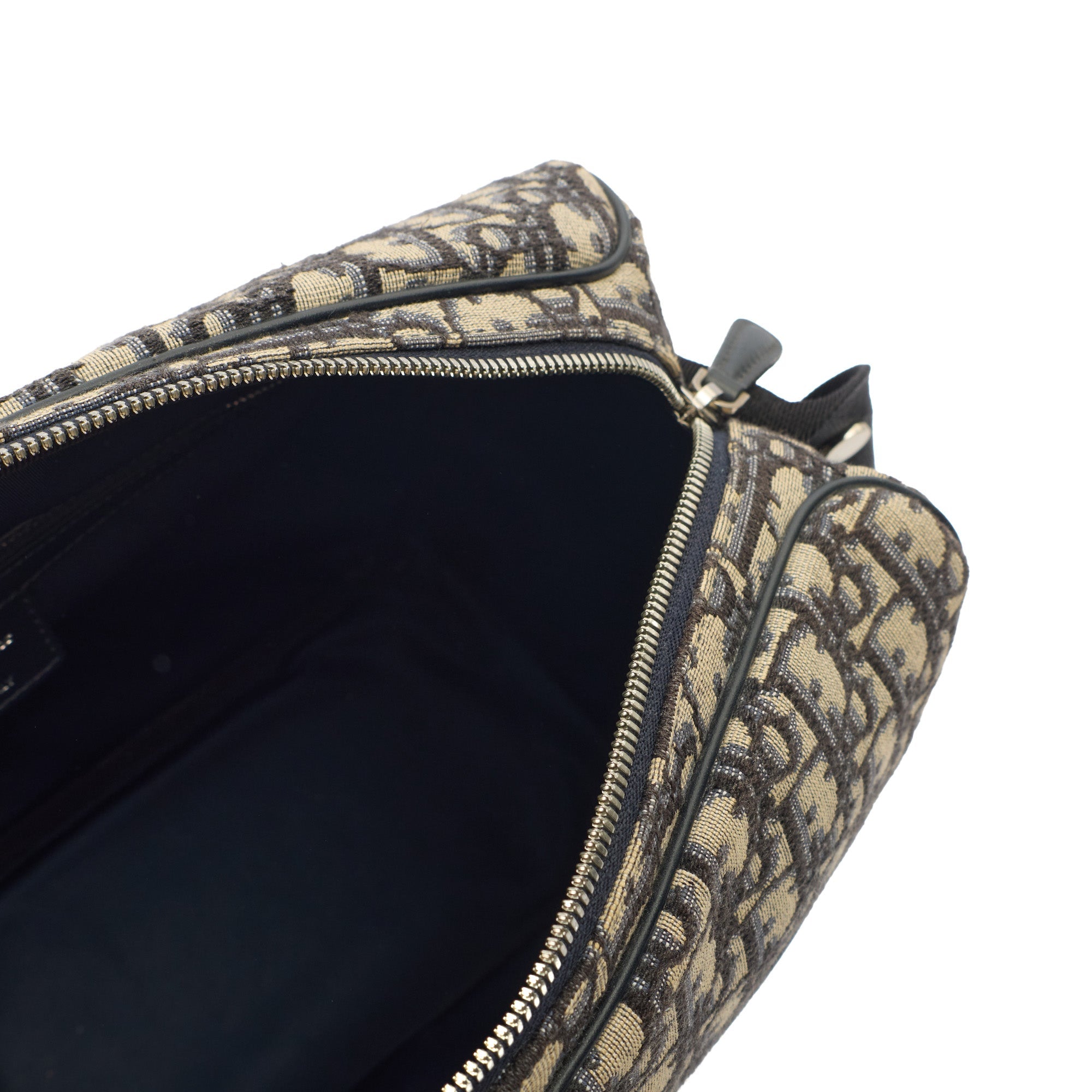 Christian Dior Baby Change Bag in Blue, Dior Oblique Embroidery