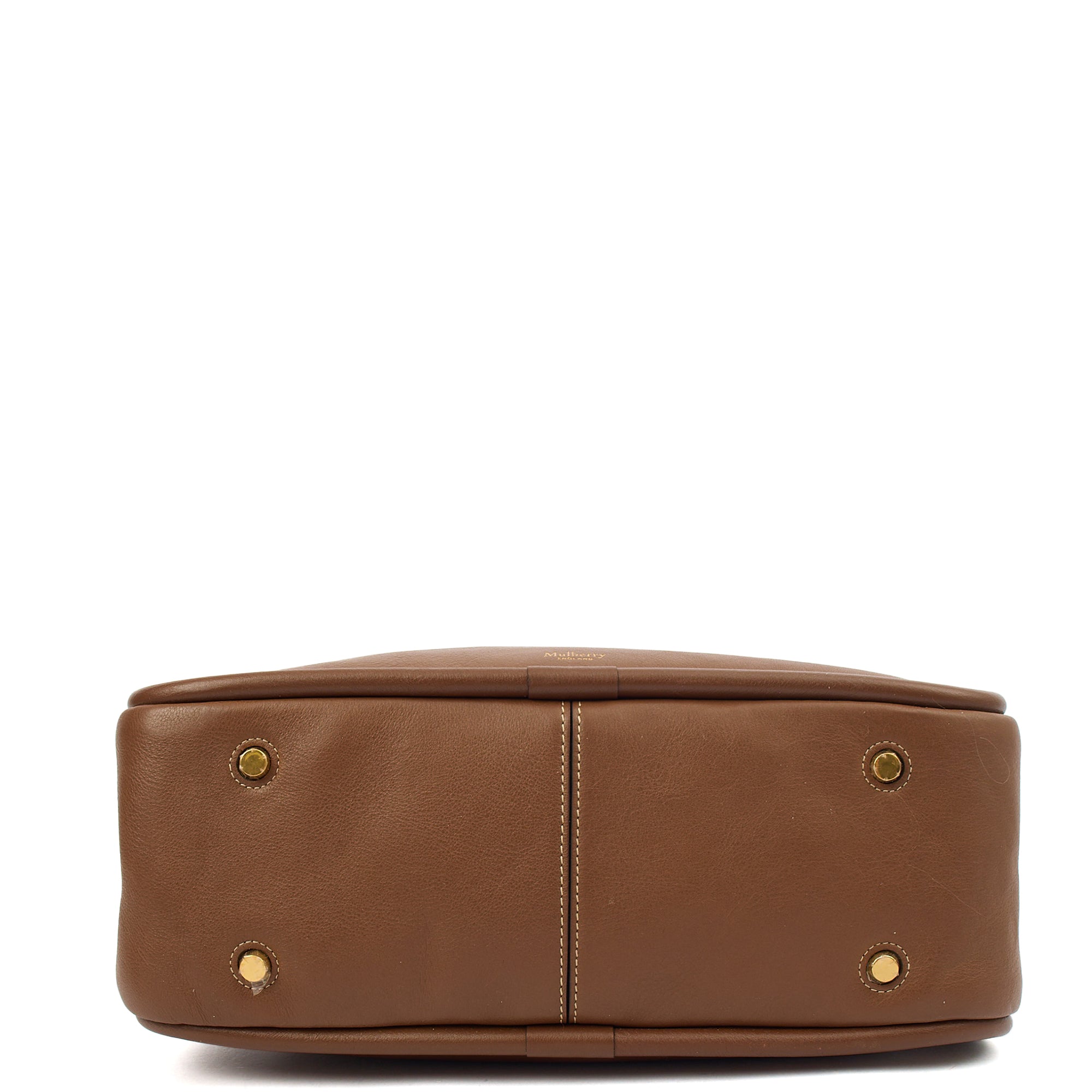 Mulberry Top Handle Leighton in Amber, Calfskin Leather
