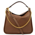 Mulberry Top Handle Leighton in Amber, Calfskin Leather