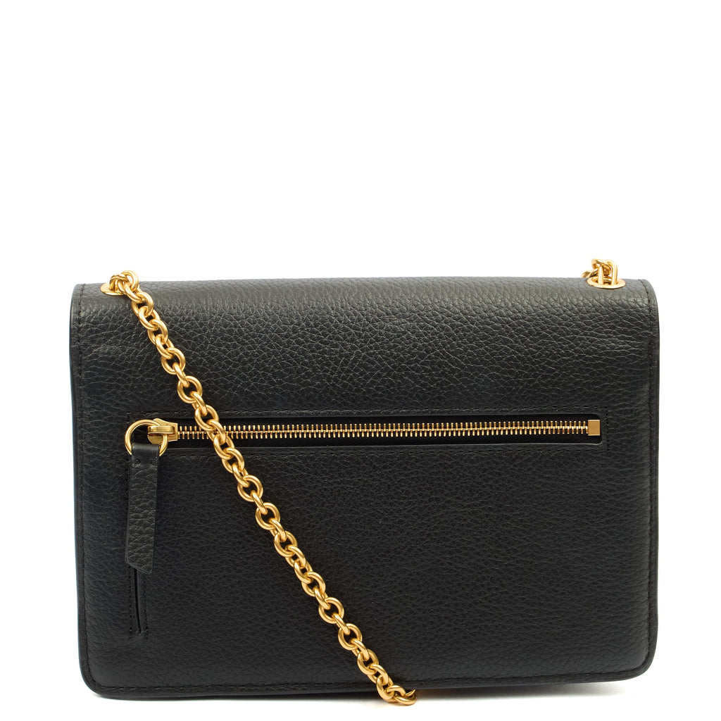 Mulberry Cross Body Darley in Black Forest, Calfskin Leather