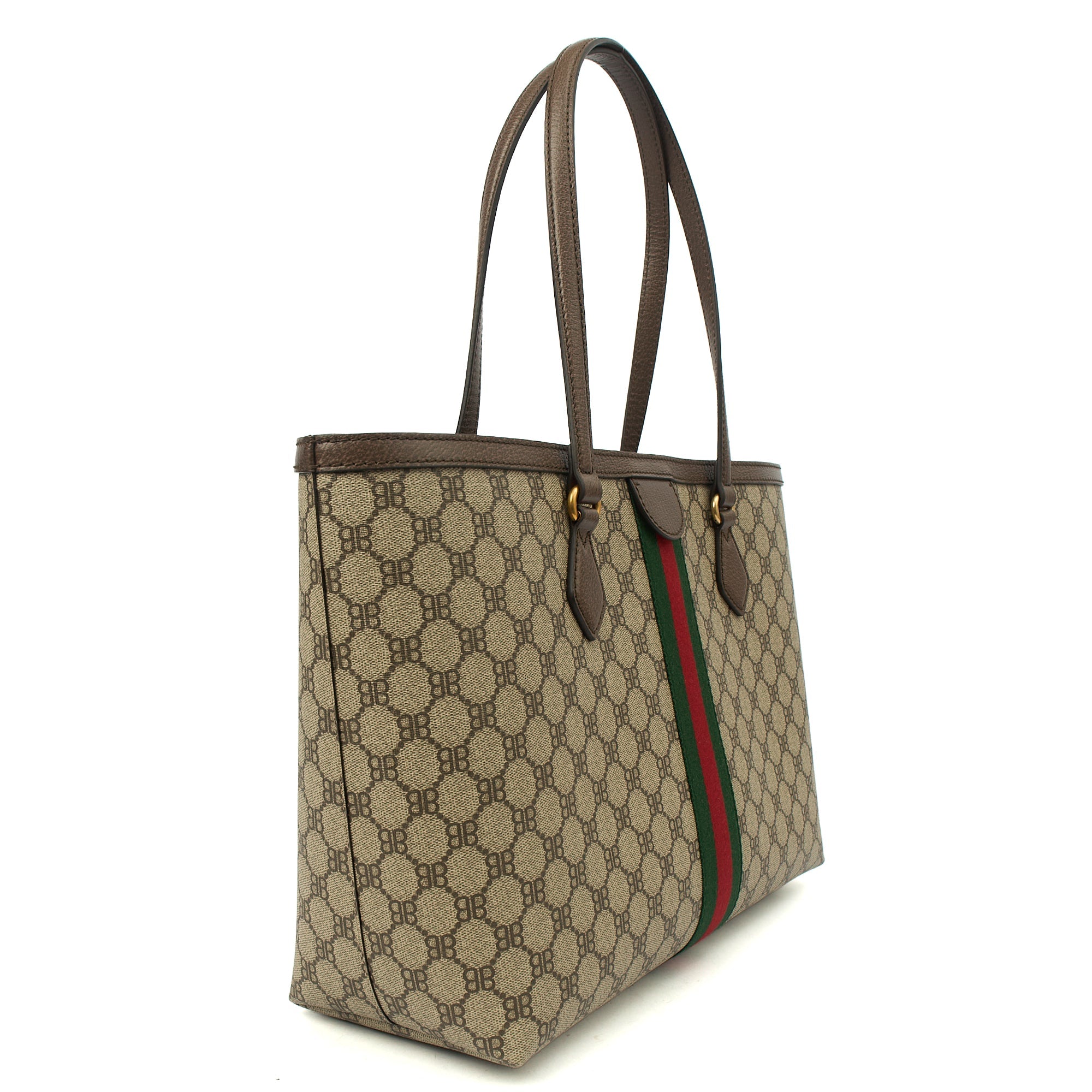 Gucci Tote Ophidia GG Medium Tote in Brown, Leather