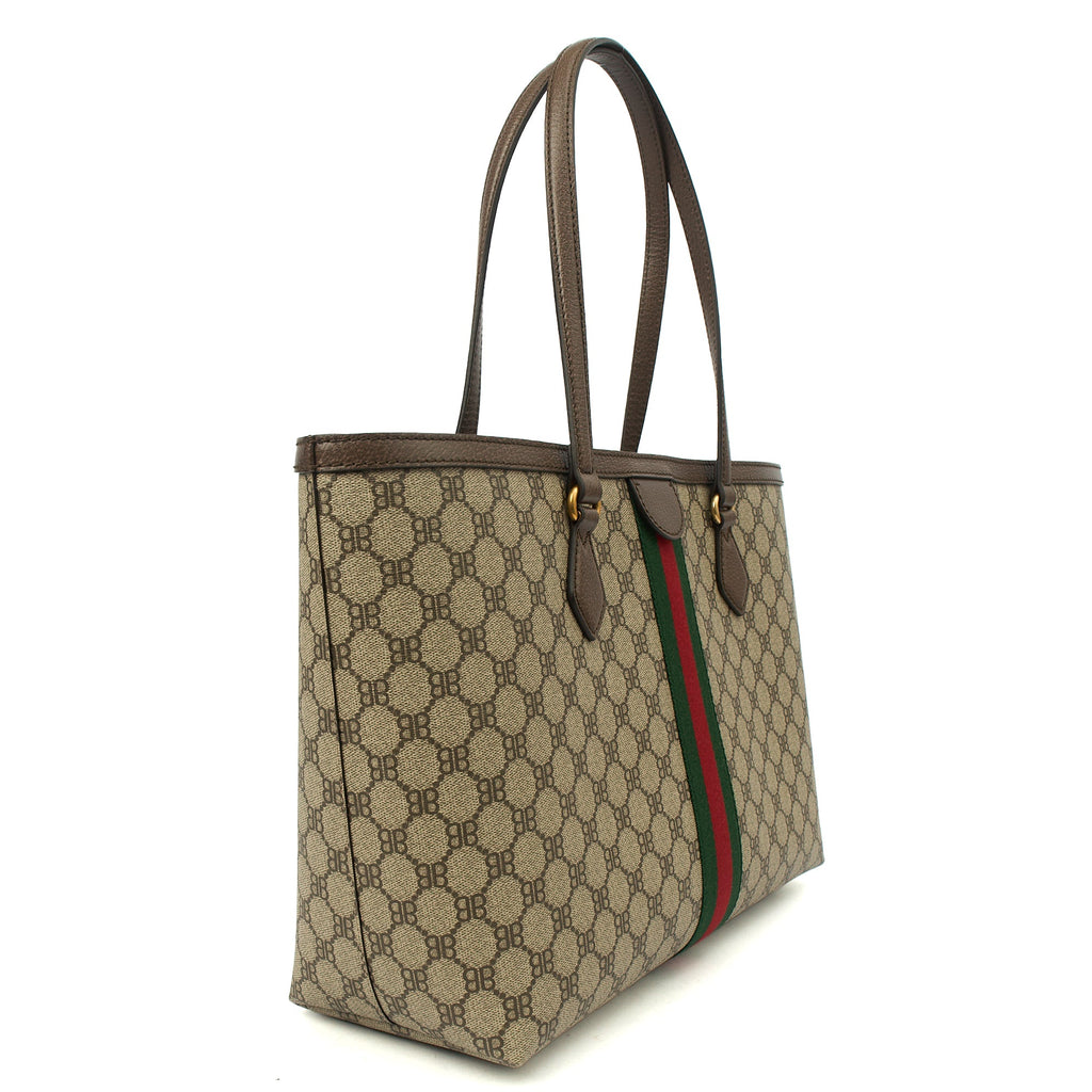 Gucci Tote Ophidia GG Medium Tote in Brown, Leather