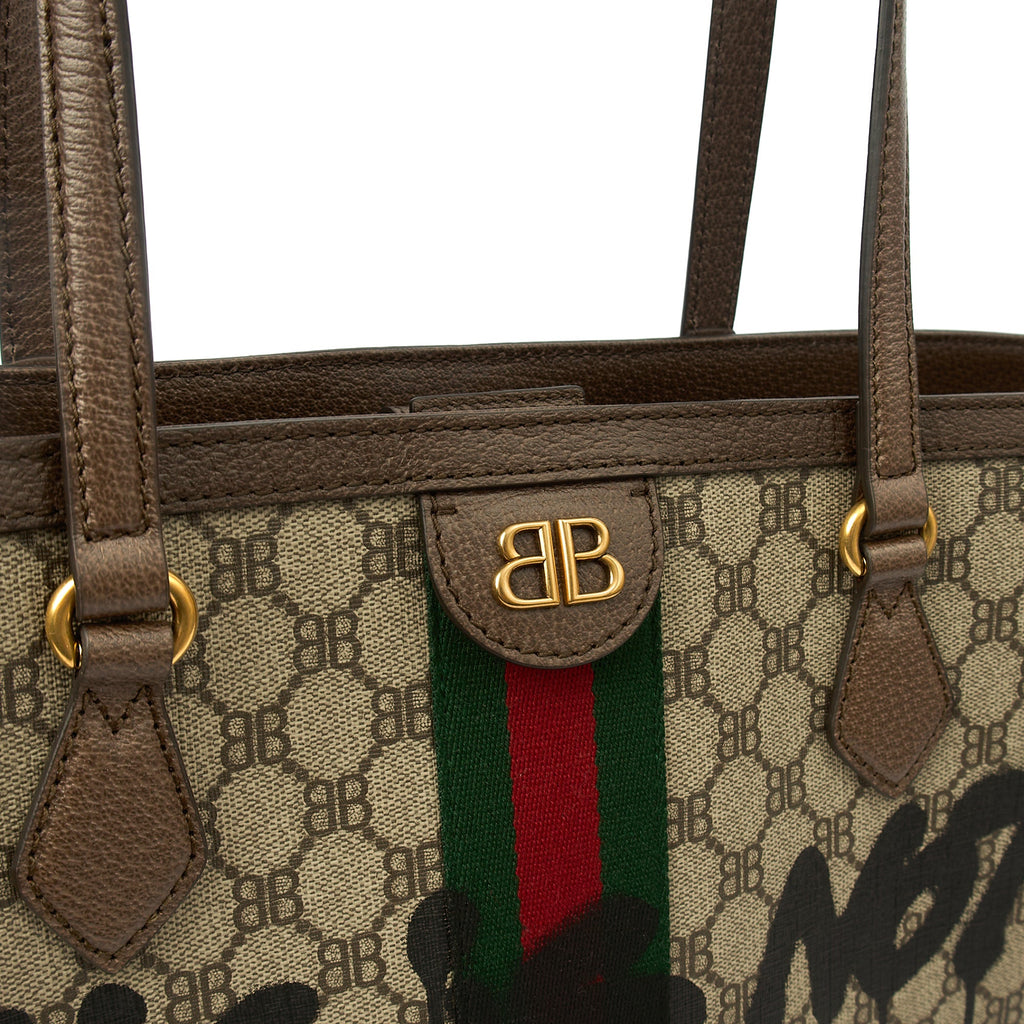Gucci Tote Ophidia GG Medium Tote in Brown, Leather
