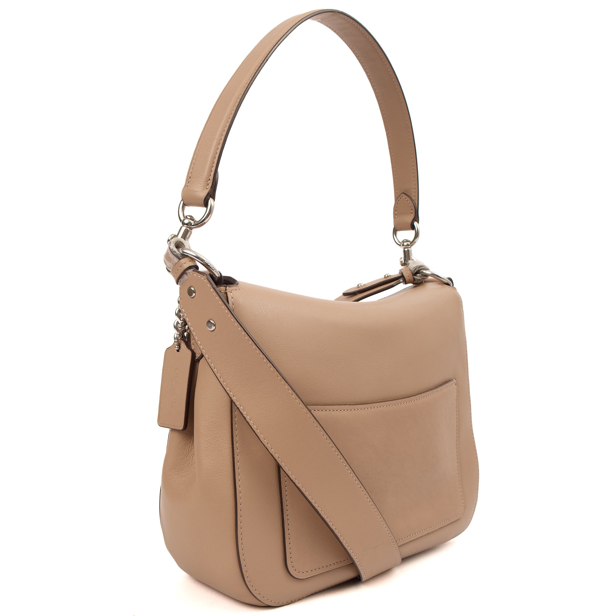 Coach Cross Body Tabby Chain Bag in Brown, Leather