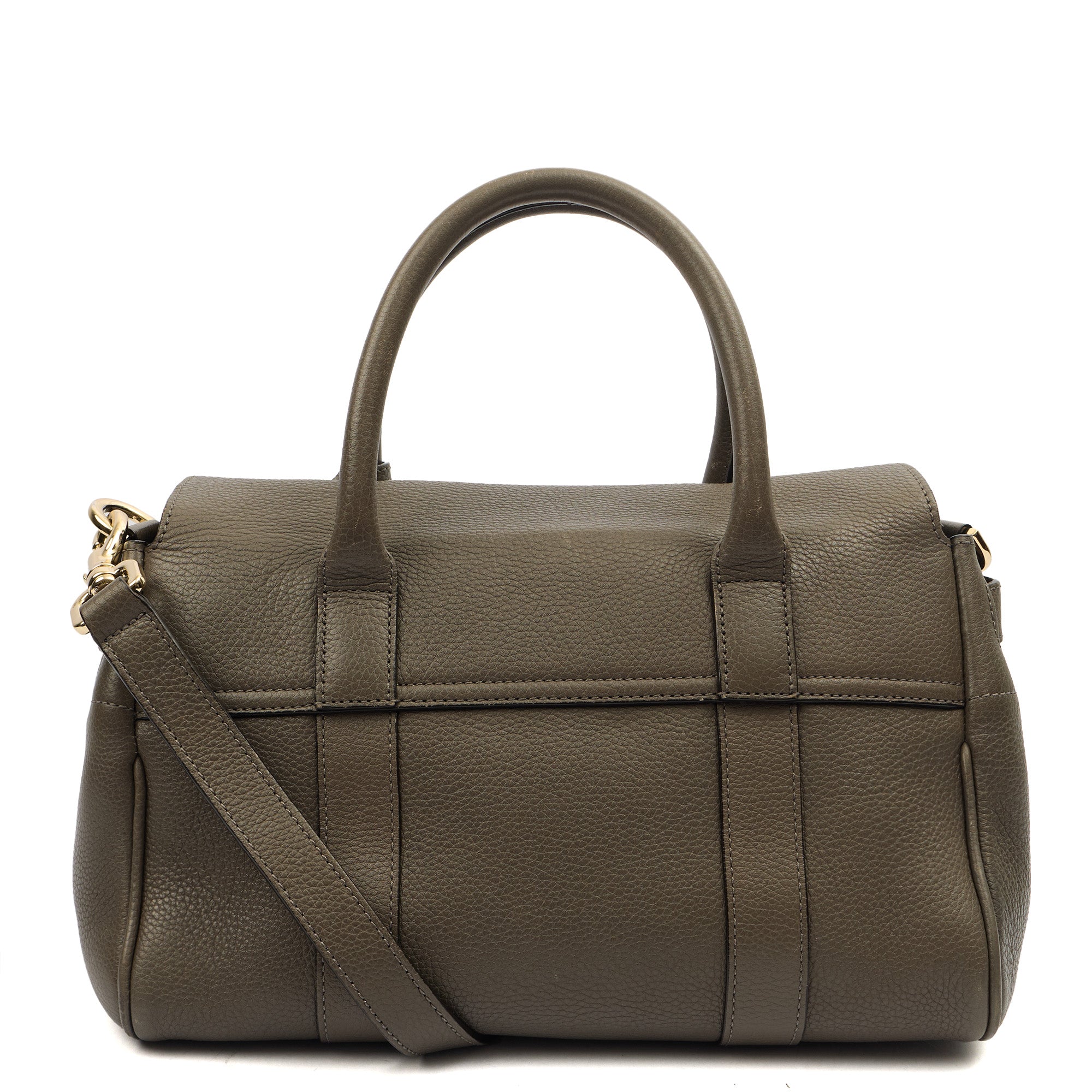 Mulberry Cross Body Bayswater with Strap- Small in Grey, Leather