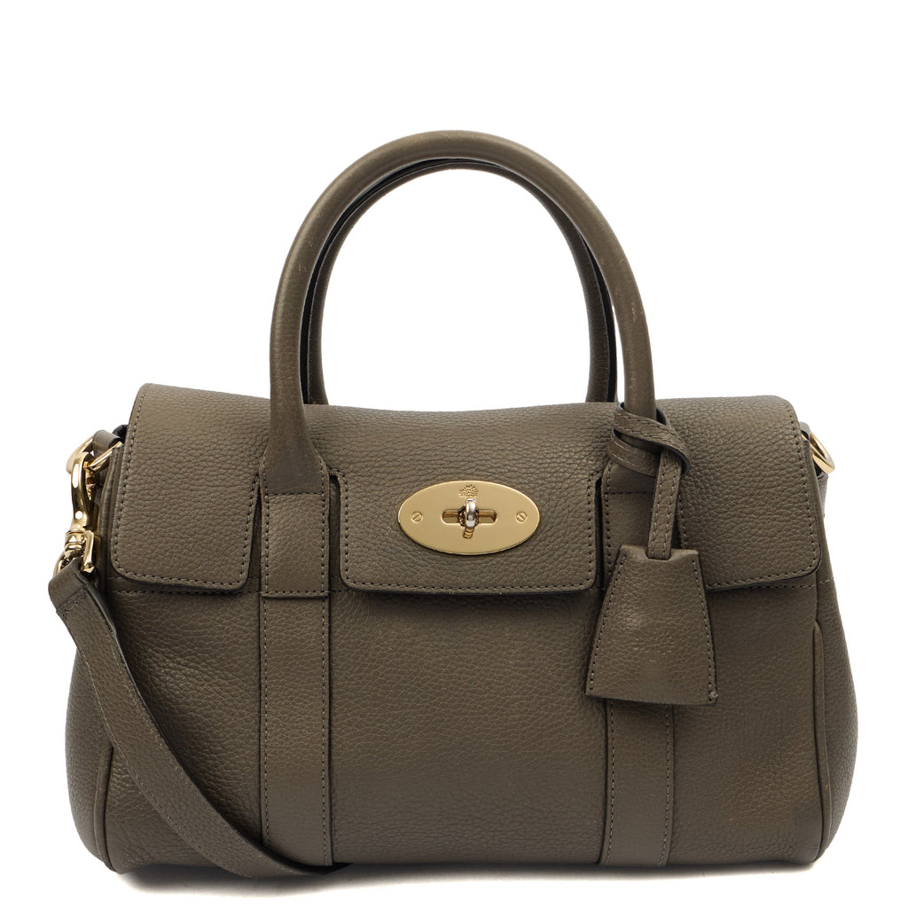Mulberry Cross Body Bayswater with Strap- Small in Grey, Leather