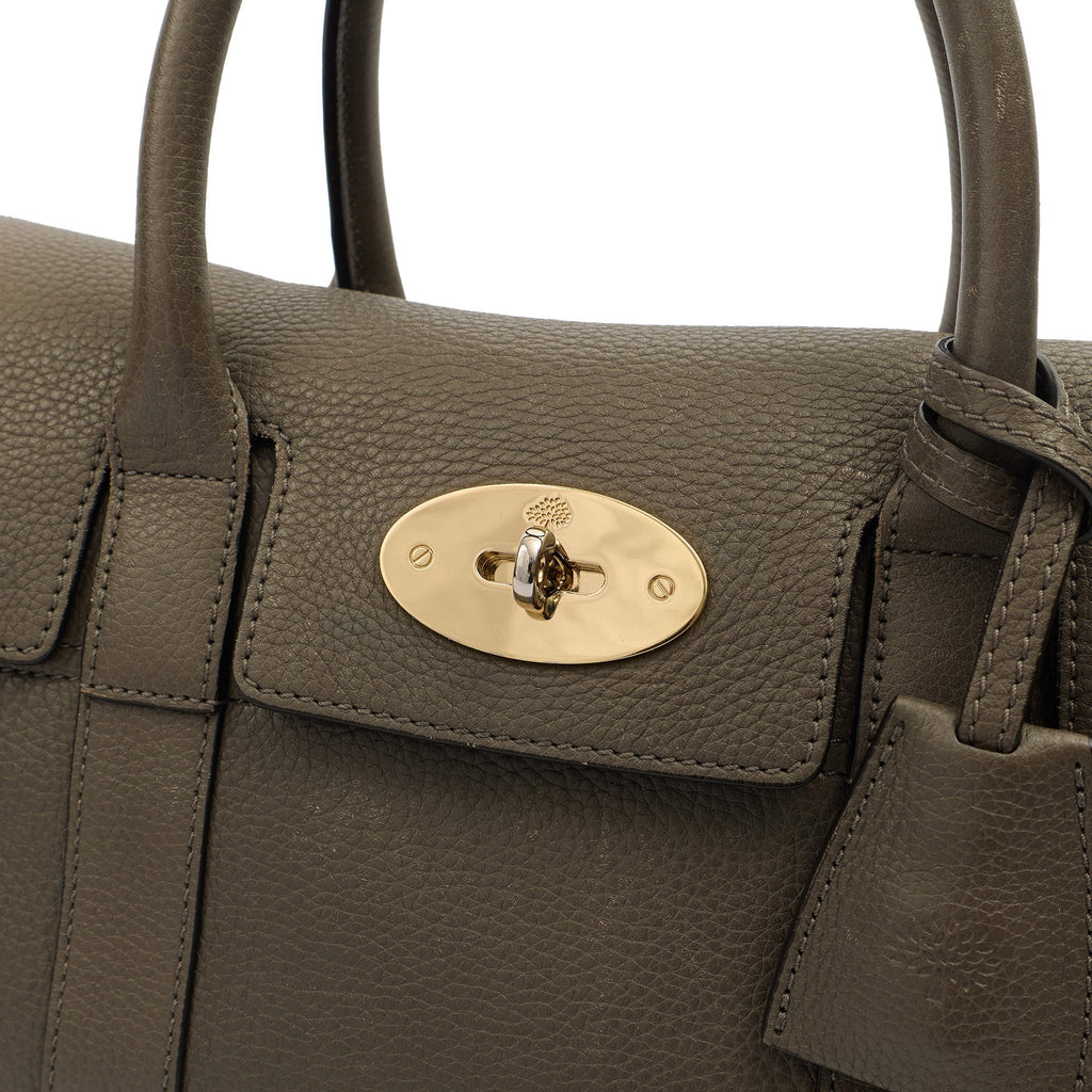 Mulberry Cross Body Bayswater with Strap- Small in Grey, Leather