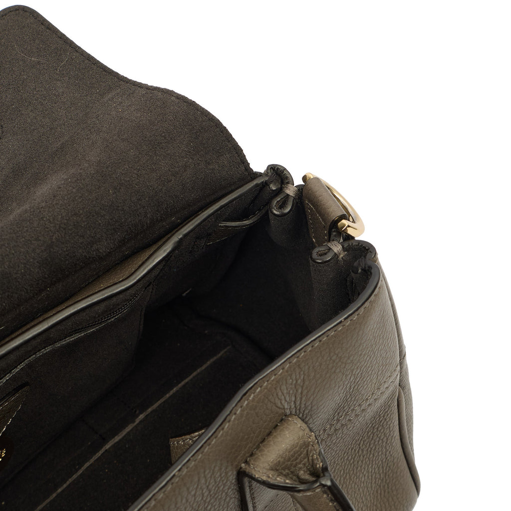 Mulberry Cross Body Bayswater with Strap- Small in Grey, Leather