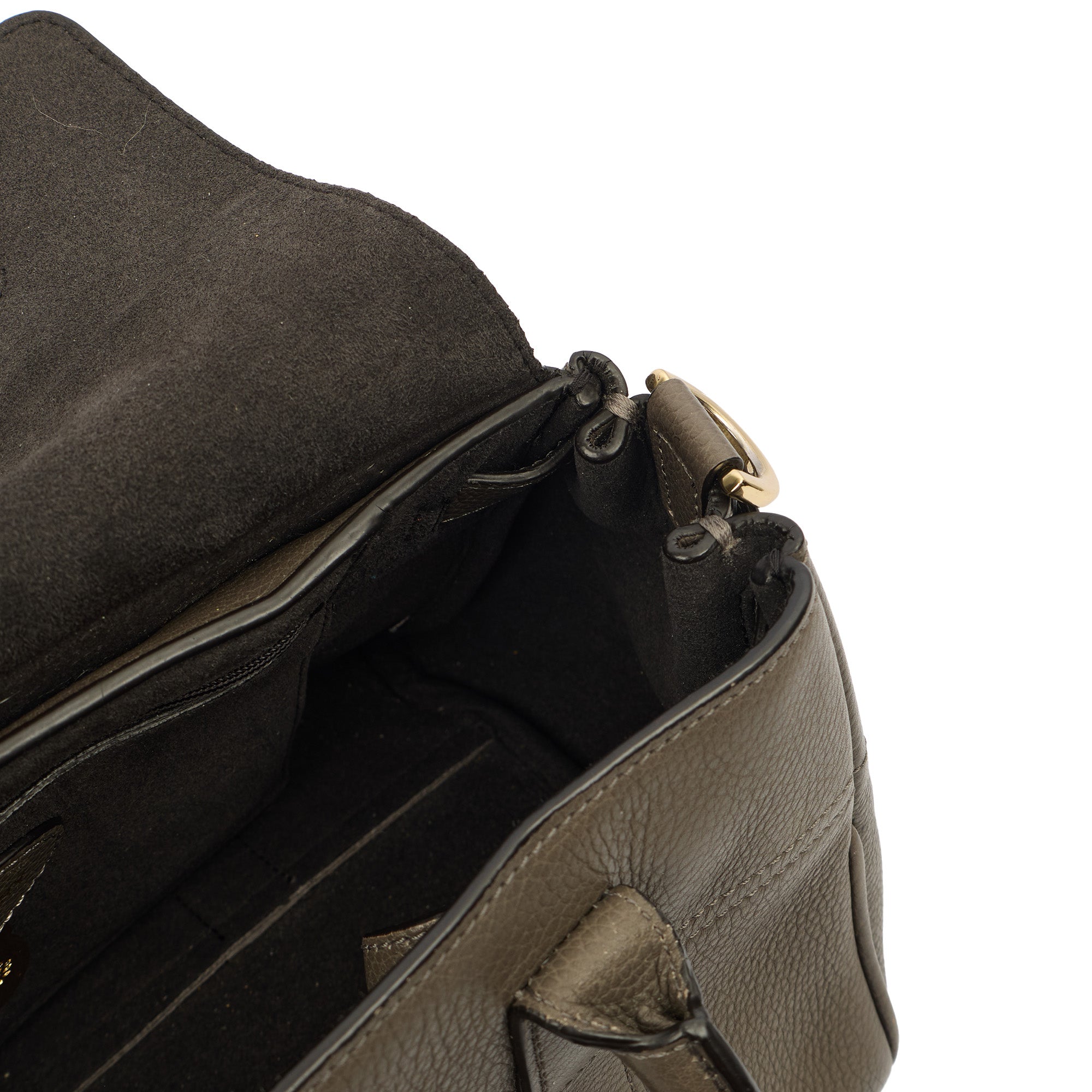 Mulberry Cross Body Bayswater with Strap- Small in Grey, Leather