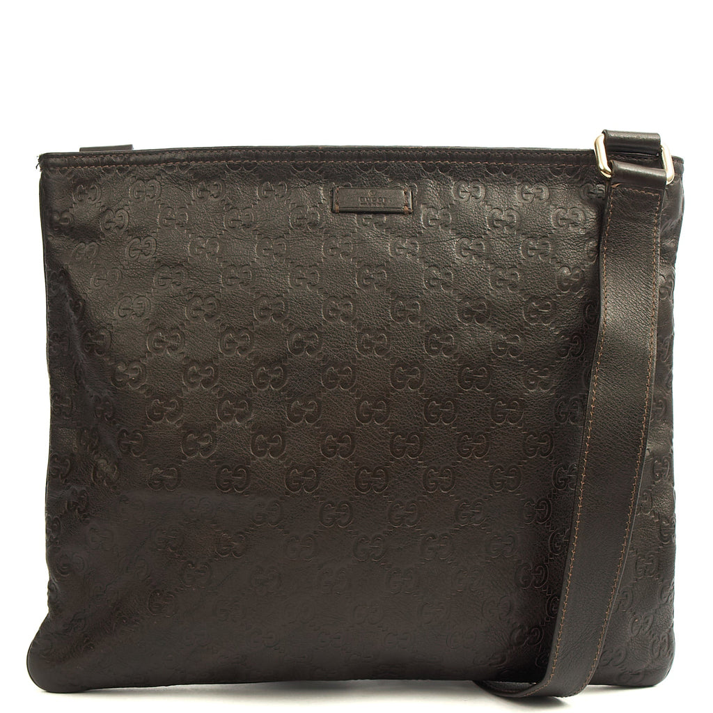 Gucci Cross Body Messenger in Brown, Leather