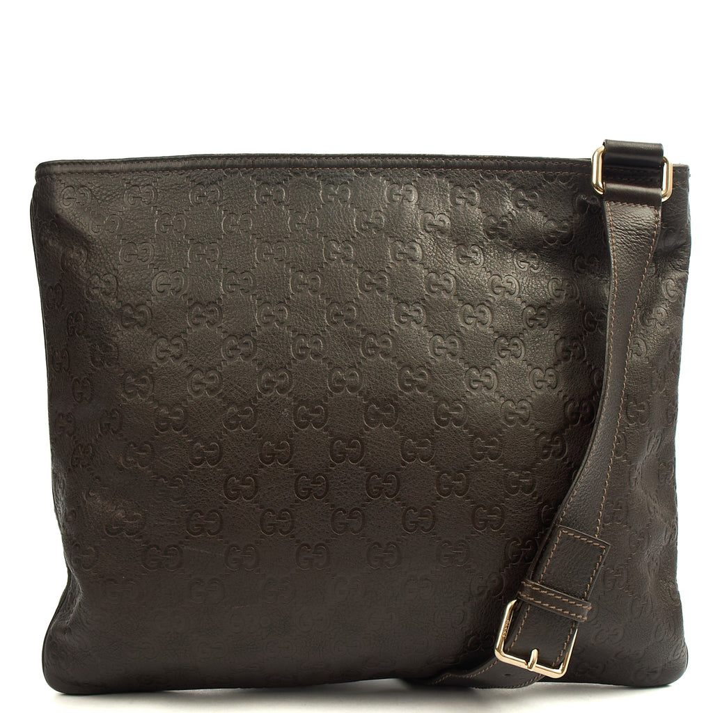Gucci Cross Body Messenger in Brown, Leather