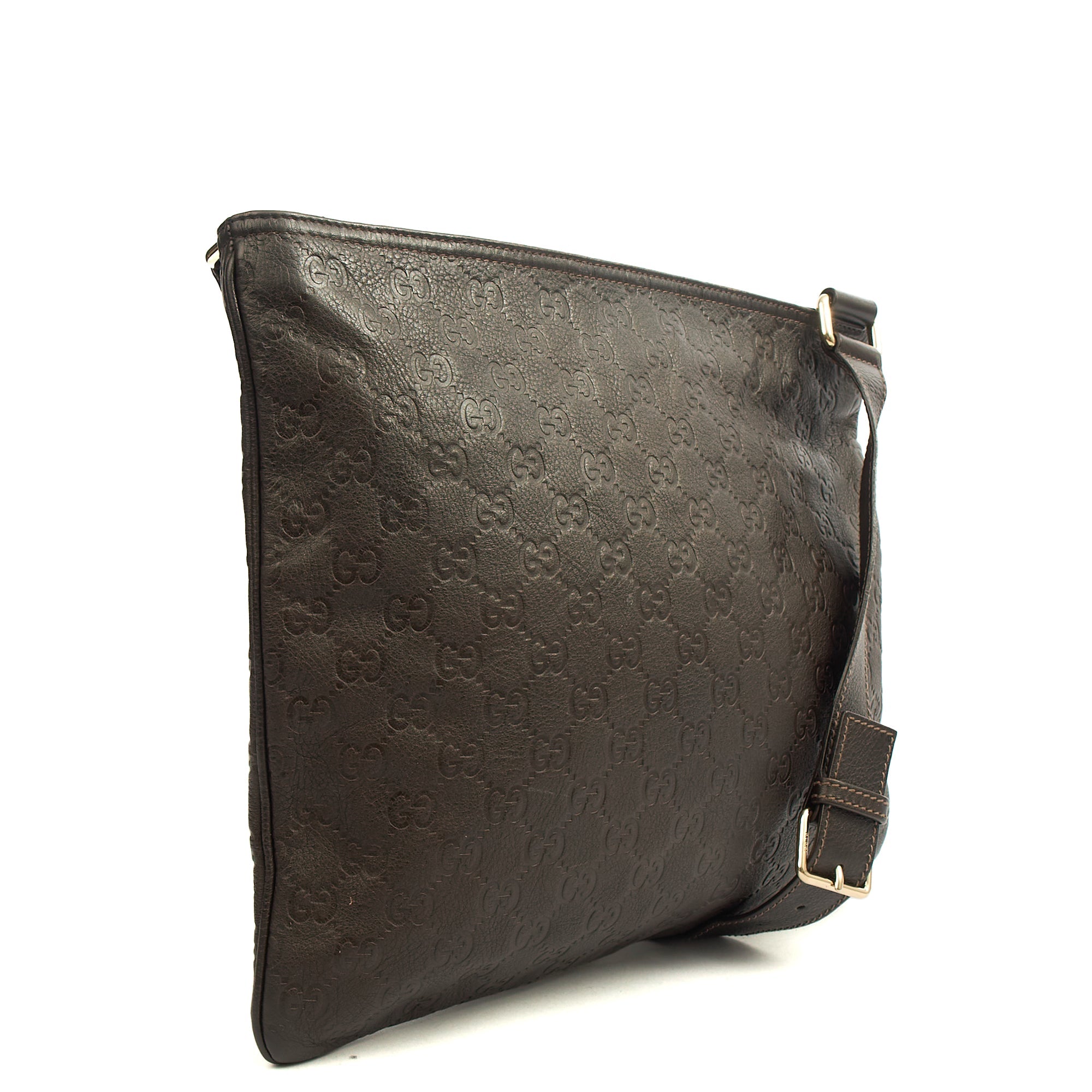 Gucci Cross Body Messenger in Brown, Leather