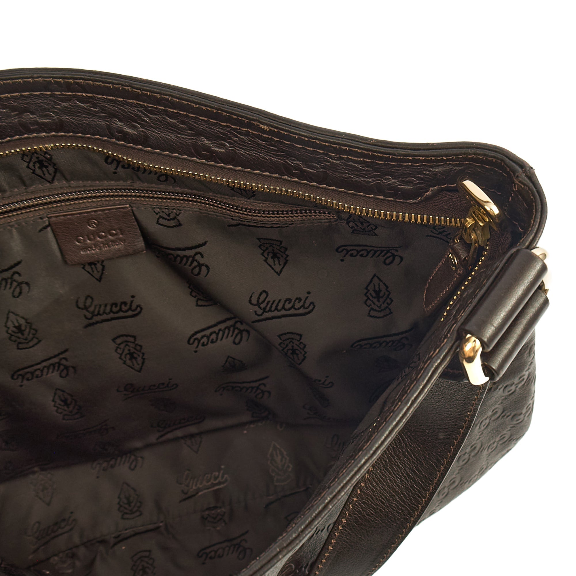 Gucci Cross Body Messenger in Brown, Leather