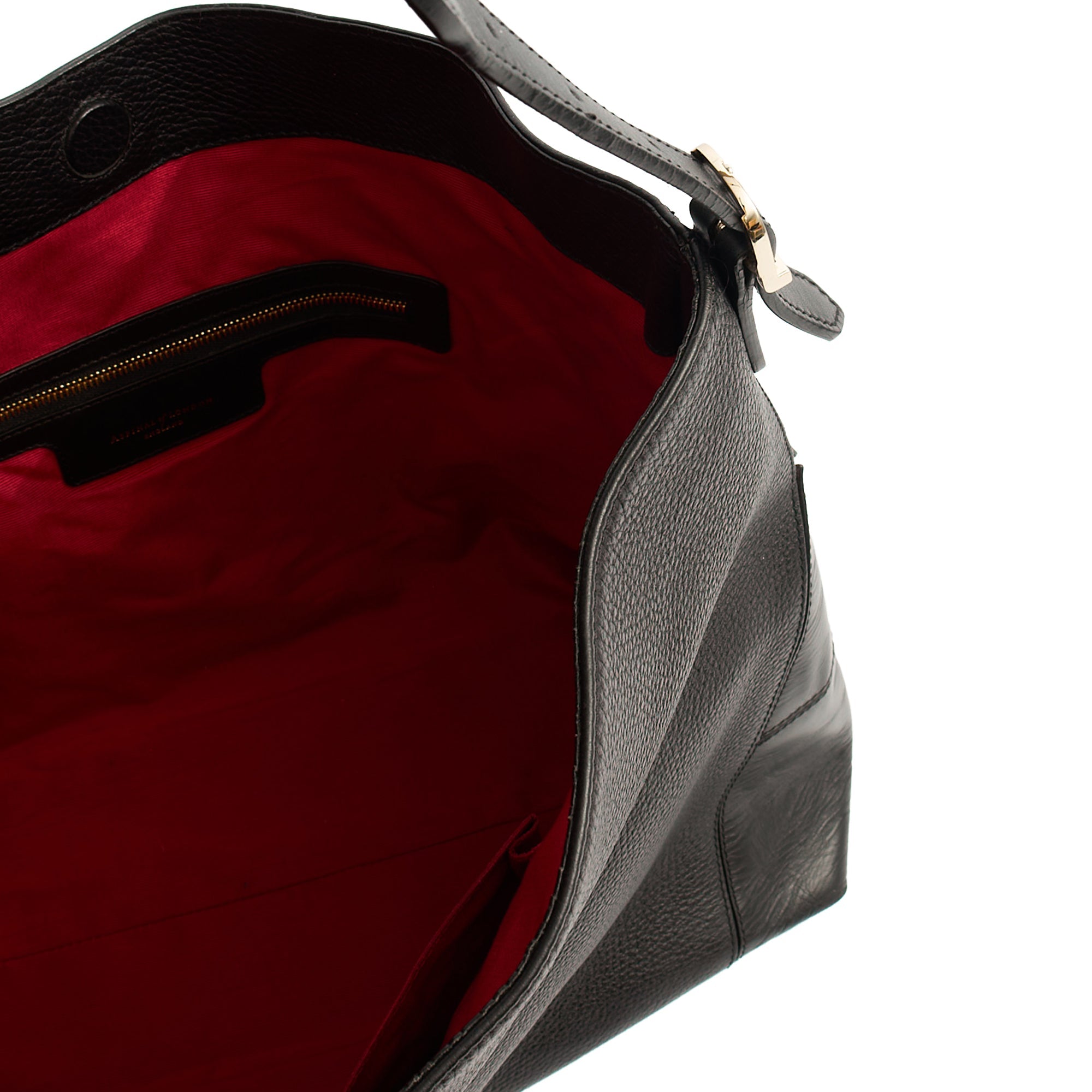 Aspinal of London Tote Hobo in Black, Leather