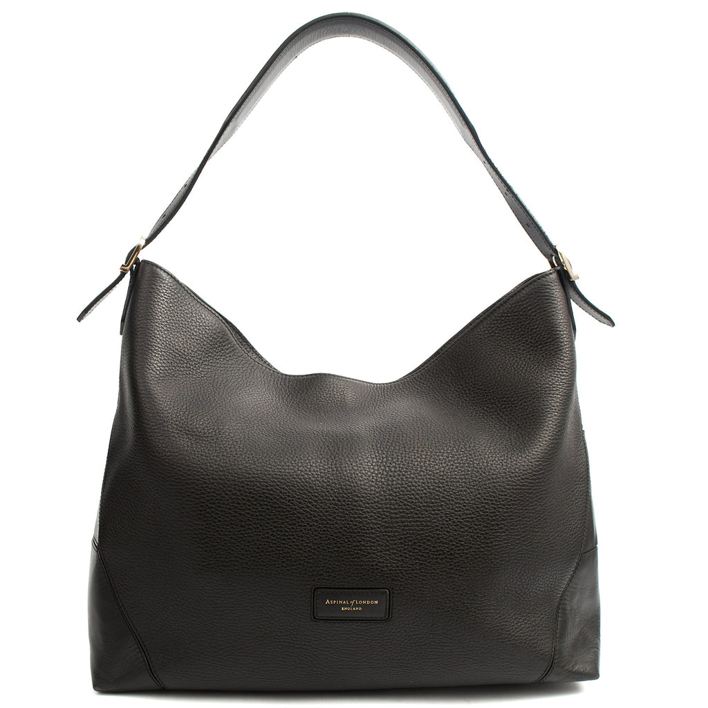 Aspinal of London Tote Hobo in Black, Leather