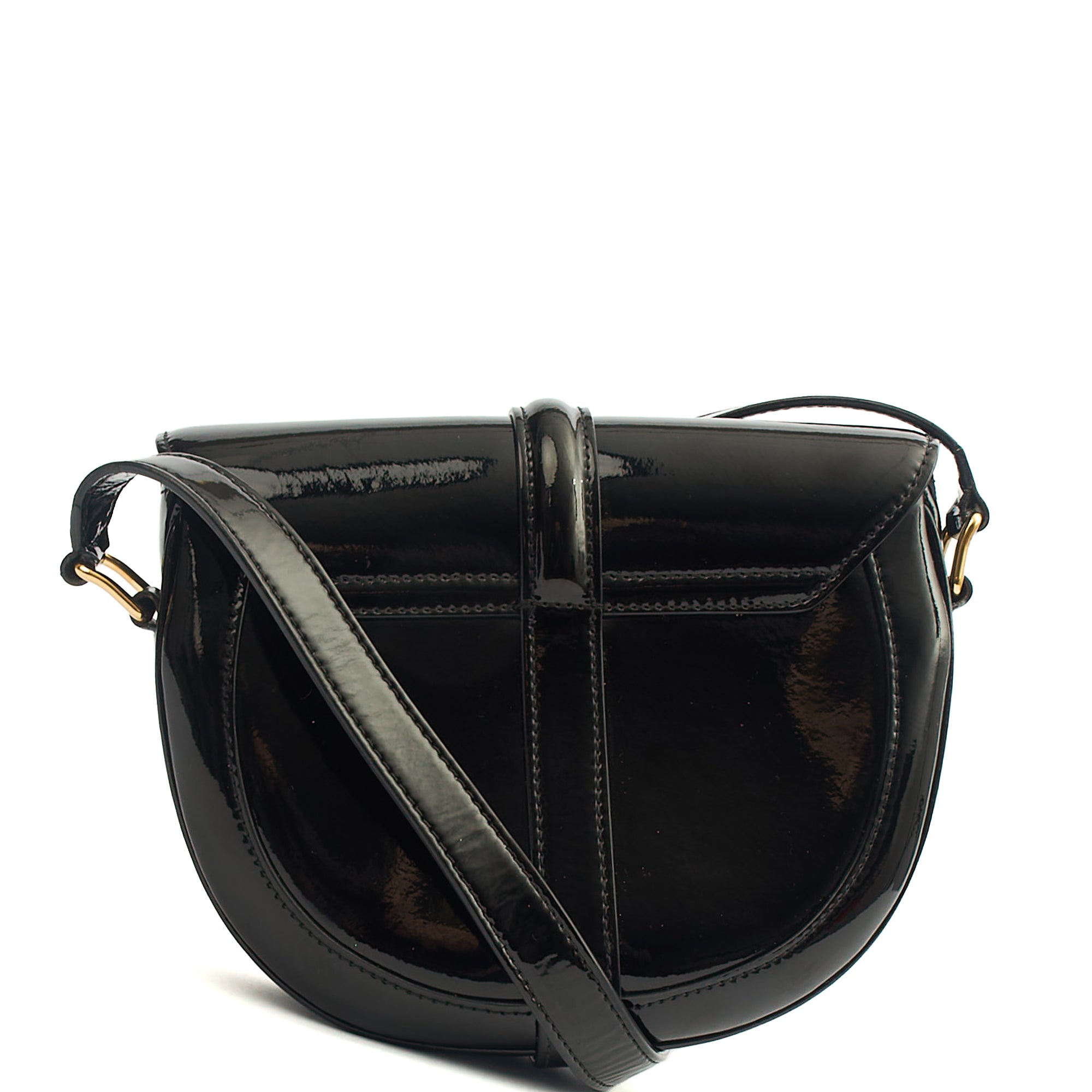 Celine Cross Body 16 bag - Small in Black, Patent Leather