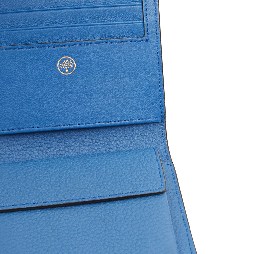 Mulberry Wallet Wallet in Blue, Calfskin Leather