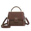 New Trendy Contrasting Soft Leather Crossbody Bag YC-9830