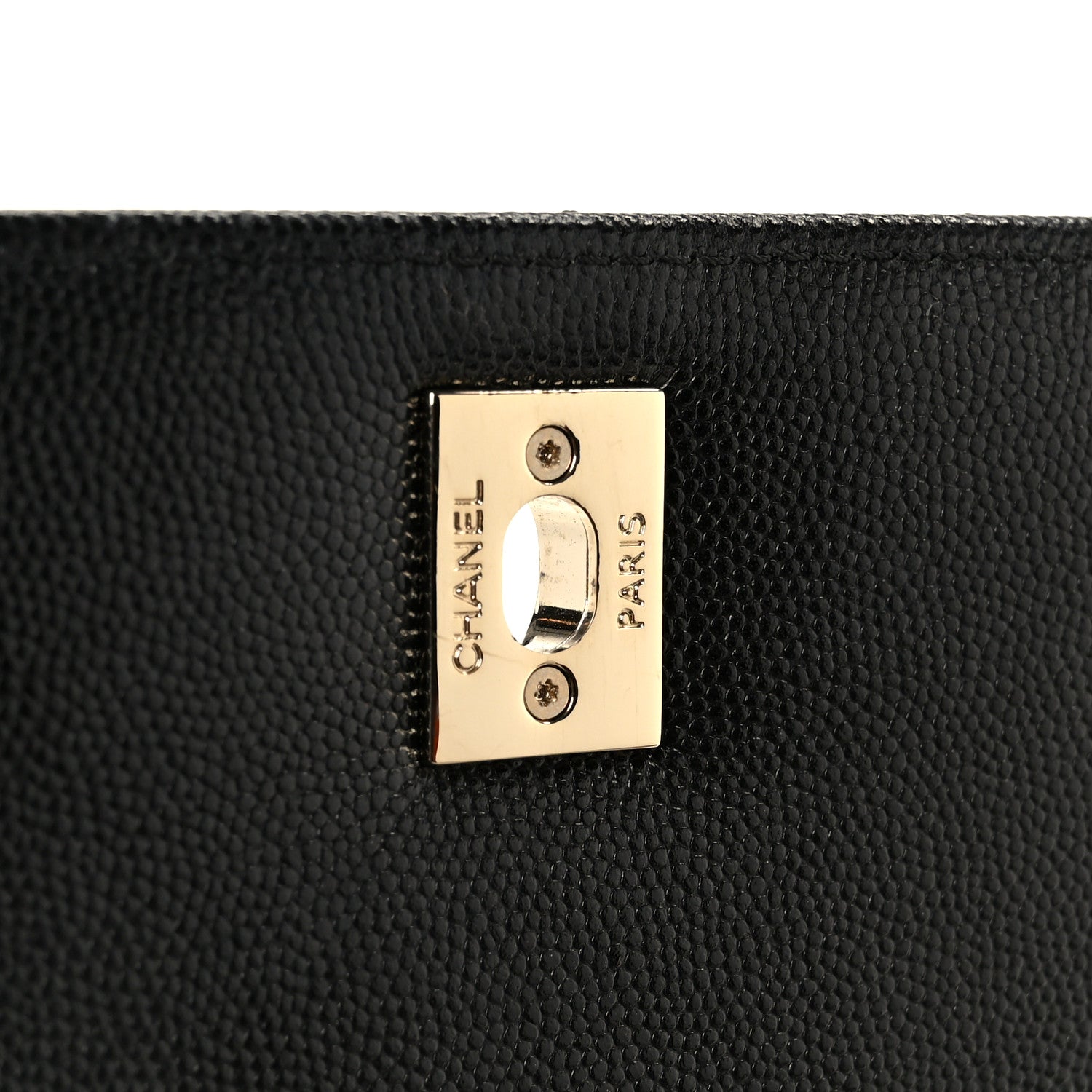 Caviar Quilted Small Coco Handle Flap Black
