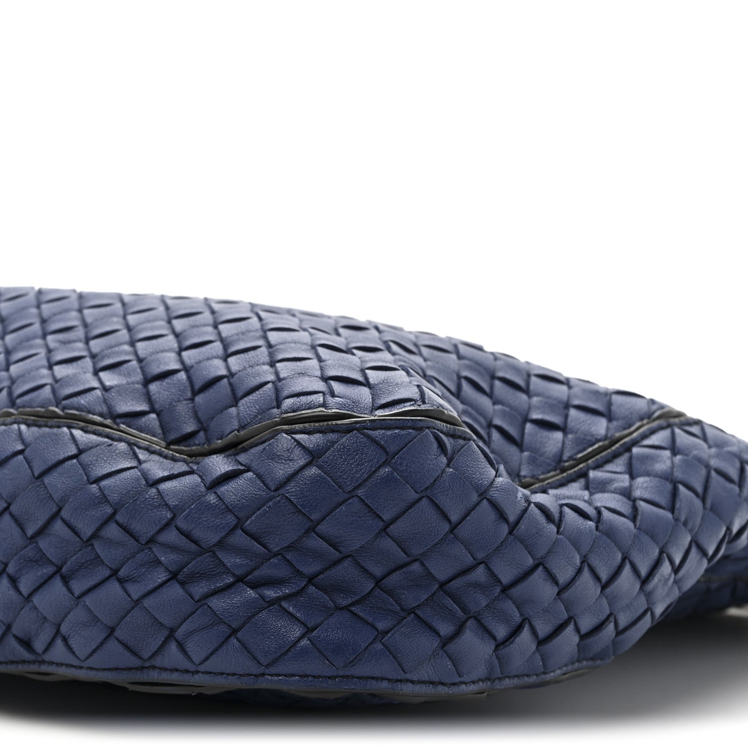 Nappa Intrecciato Small Loop Blue