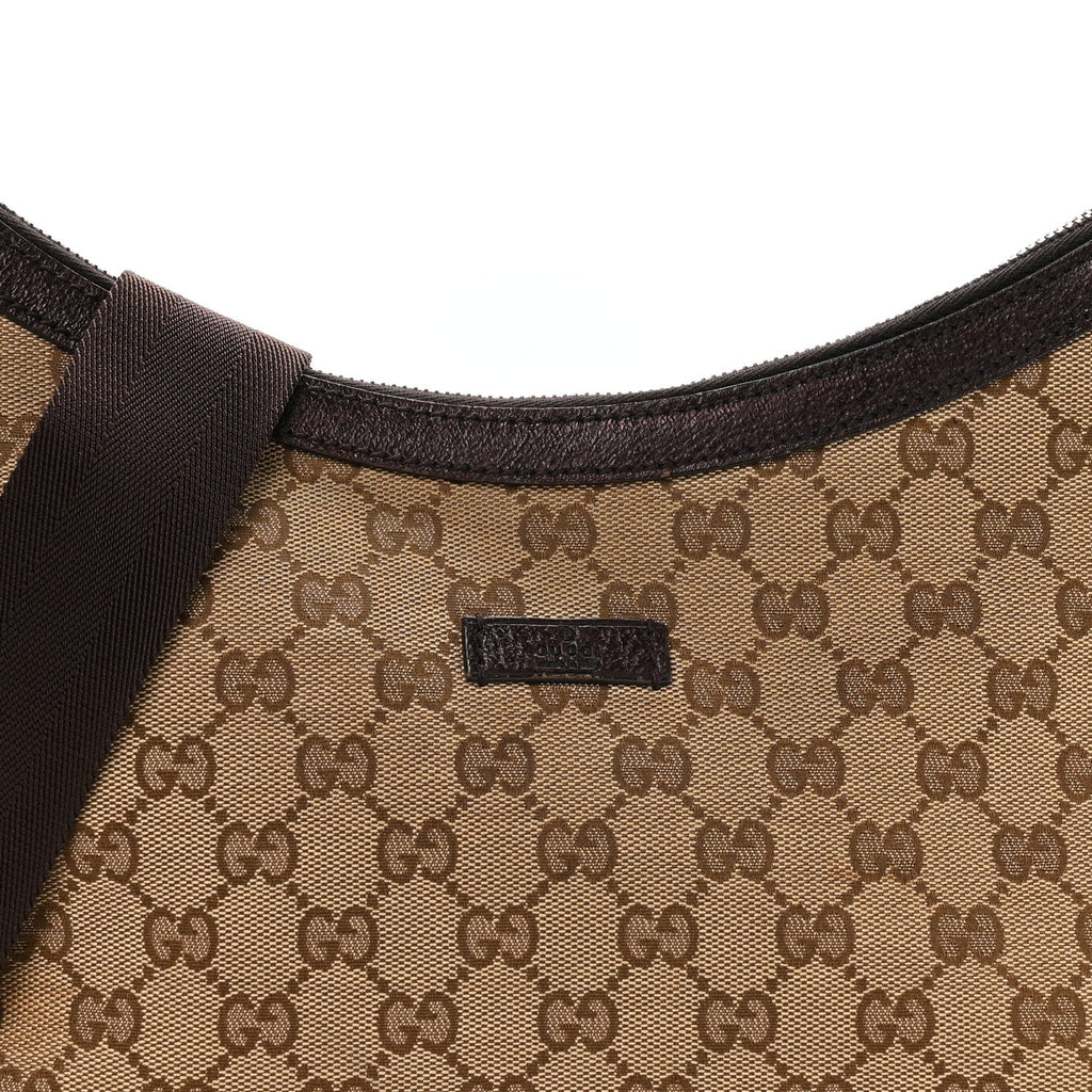 Monogram Medium Half Moon Hobo Dark Brown