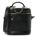 Lambskin Timeless Vanity Cosmetic Case Black