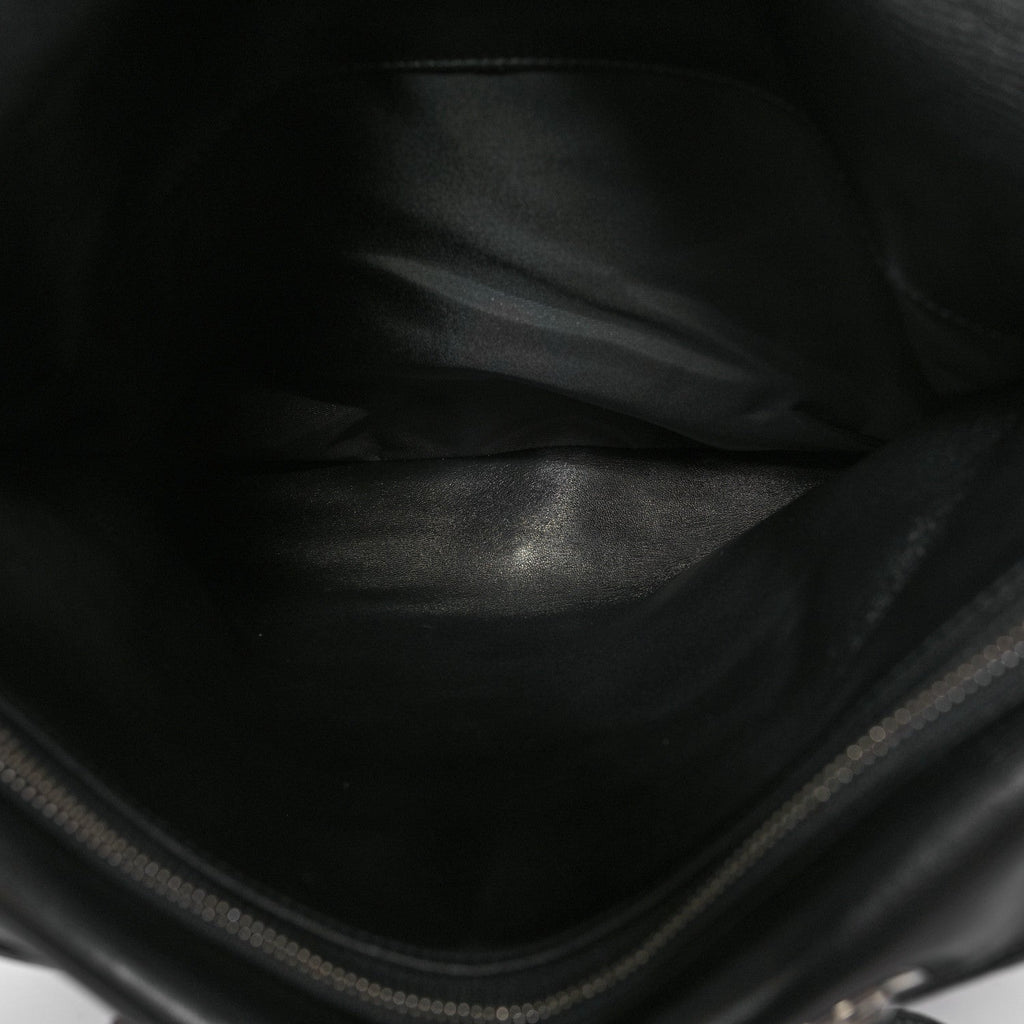 Lambskin Cannage Medium Granville Tote Black