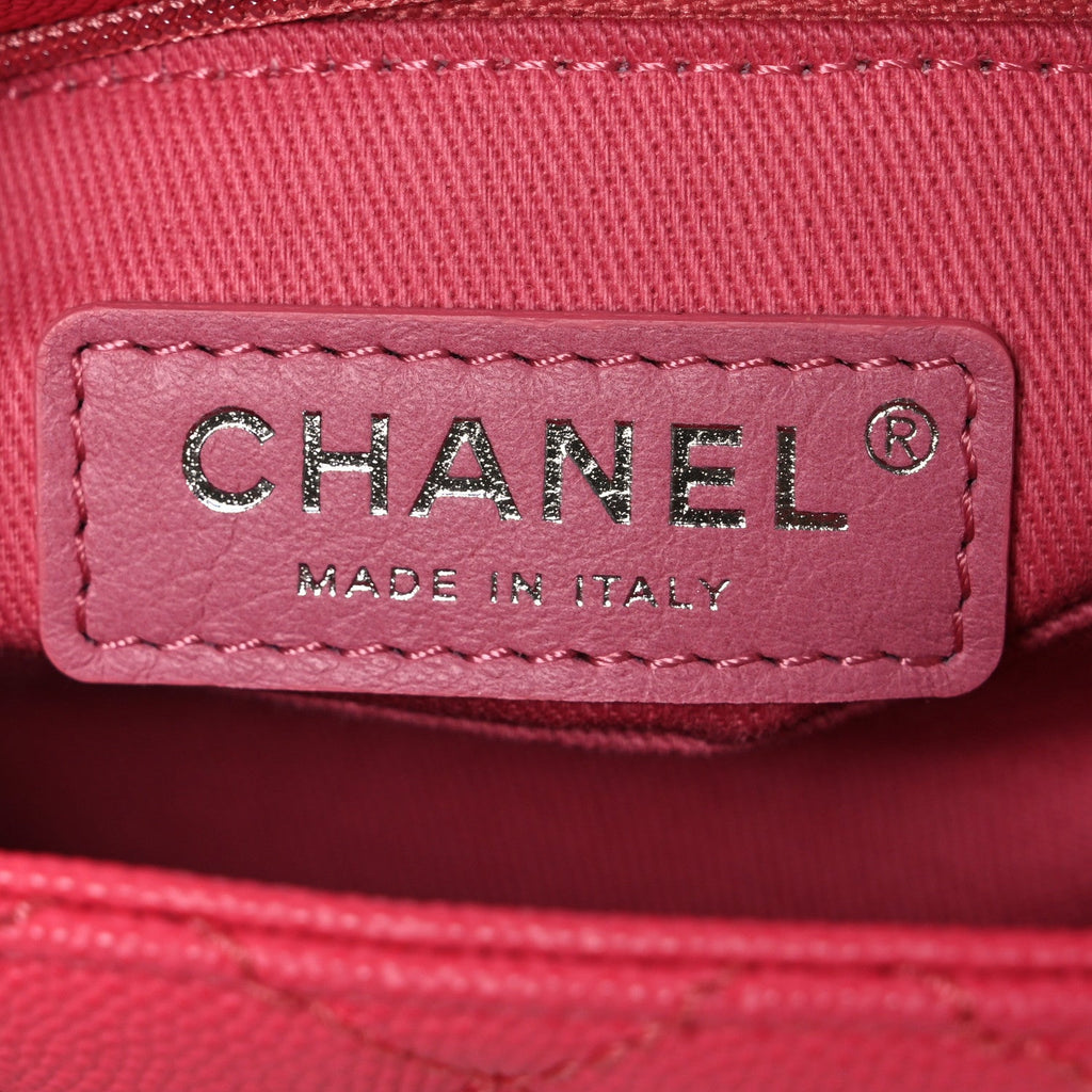 Caviar Quilted Incognito Extra Mini Coco Handle Flap Pink