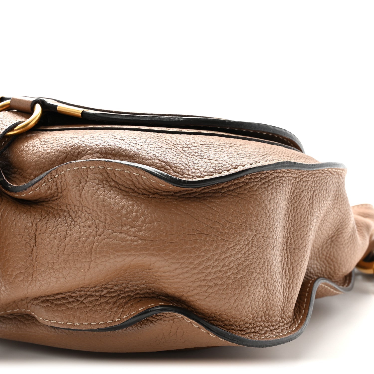 Calfskin Medium Marcie Satchel Nut