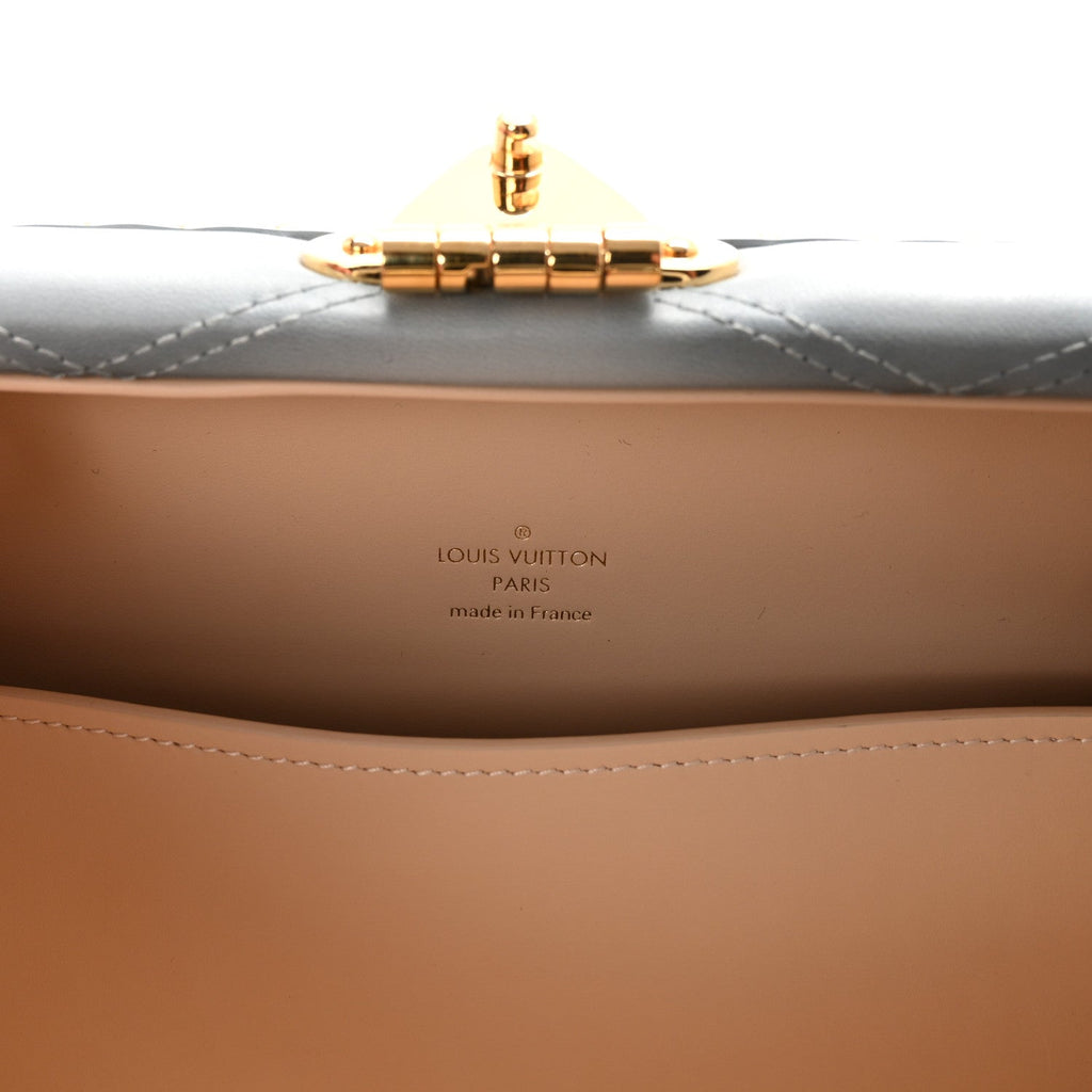 Lambskin Malletage Petite Valise Palazzo Ecume