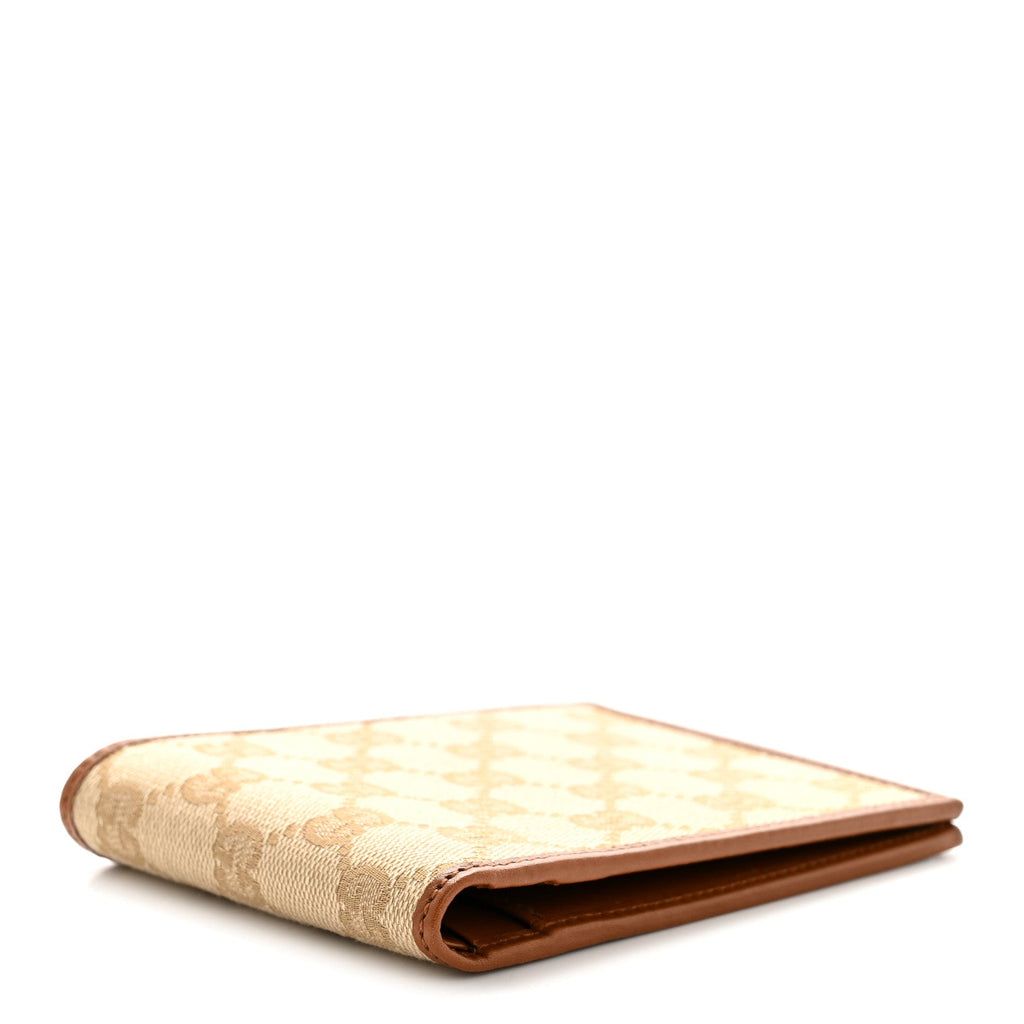 Monogram Bi-Fold Wallet Brown