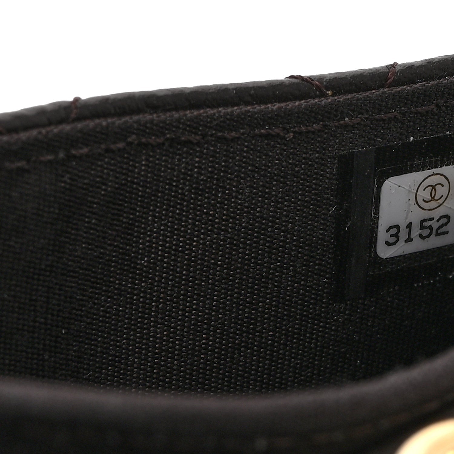 Caviar Quilted Boy  Holder On Chain Black
