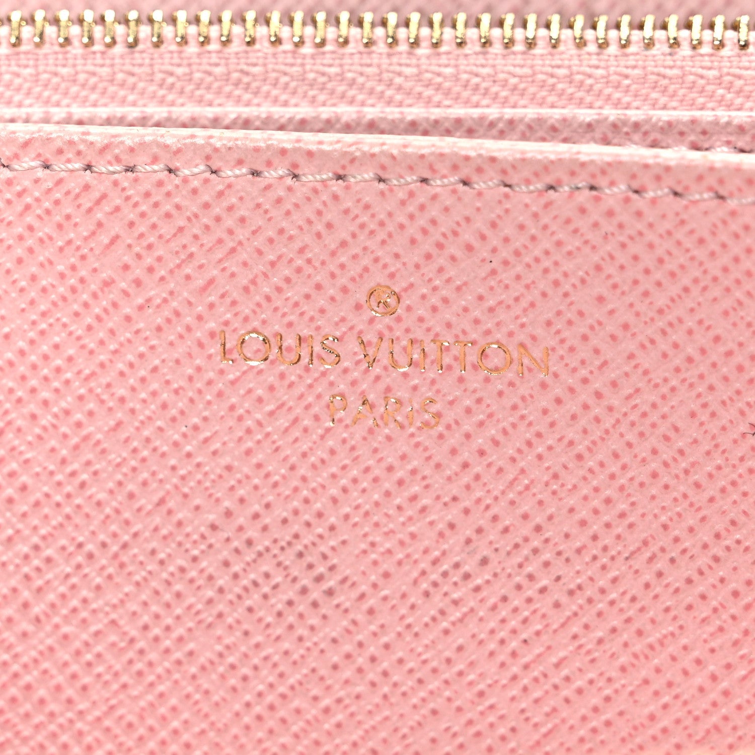 Damier Azur Zippy Wallet Rose Ballerine