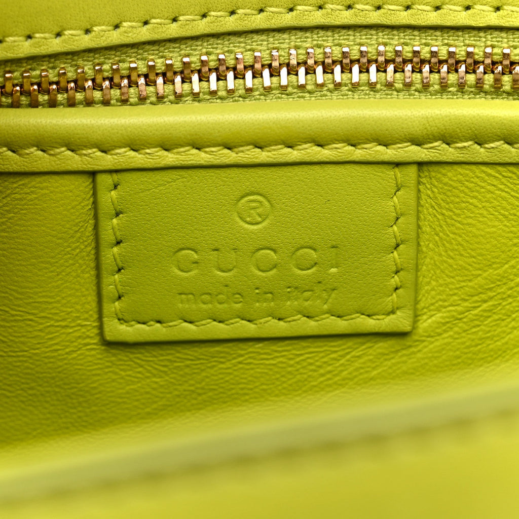 Calfskin Medium Bamboo Green