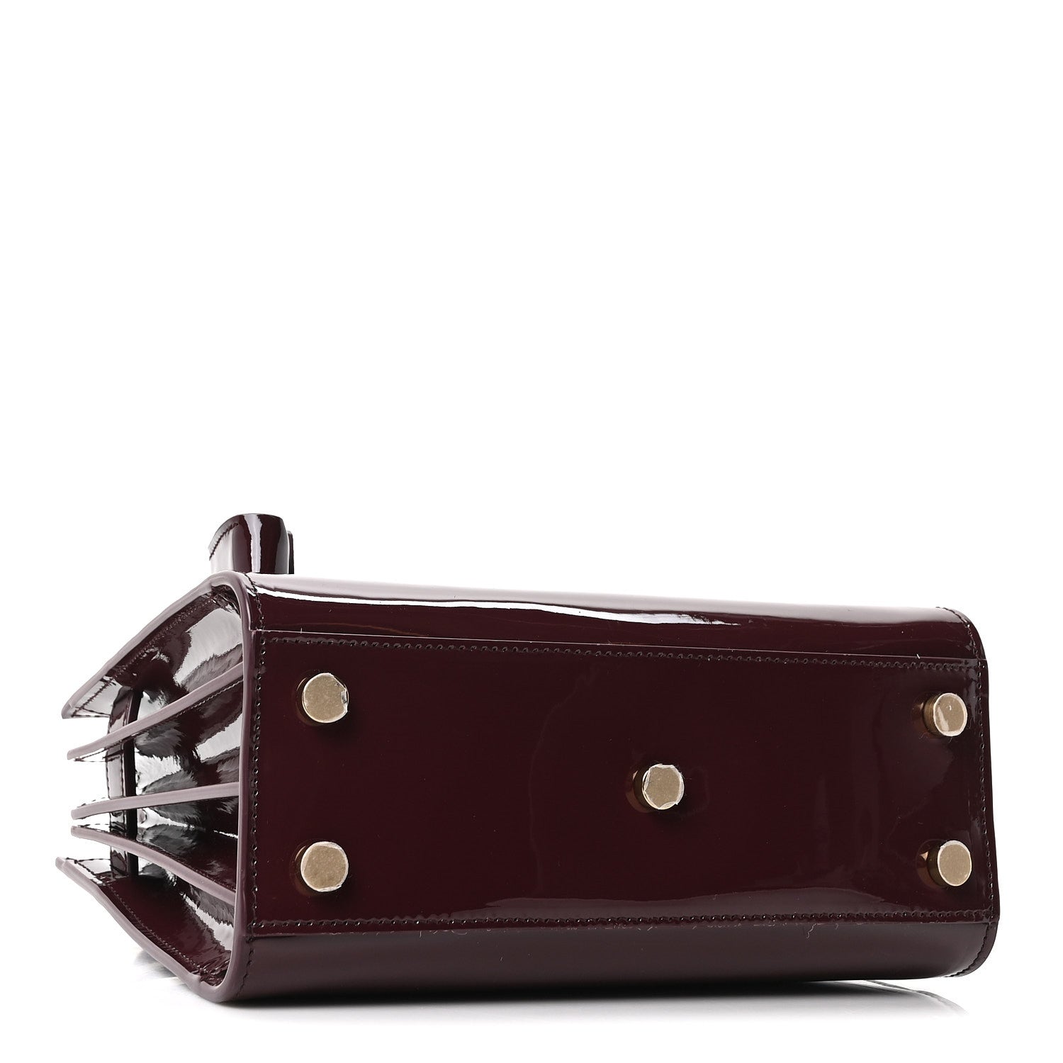 Patent Nano Sac de Jour Dark Red Wine
