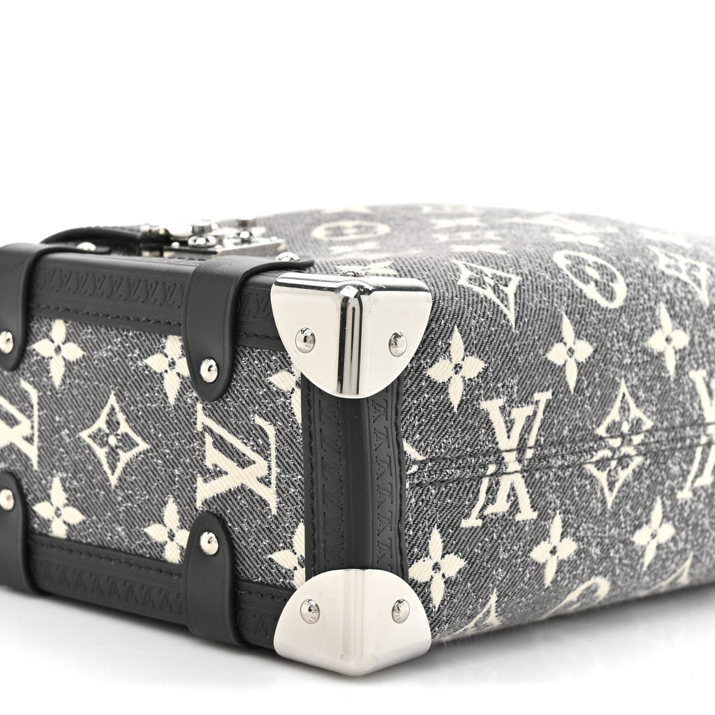 Monogram Jacquard Denim Side Trunk Grey
