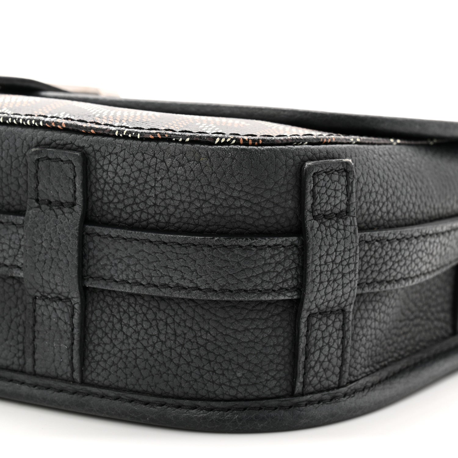 Goyardine Belvedere II PM Messenger Bag Black