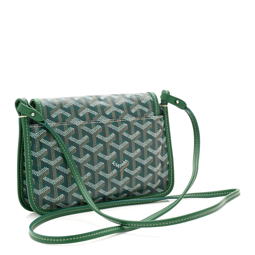 Goyardine Plumet Wallet Clutch Green