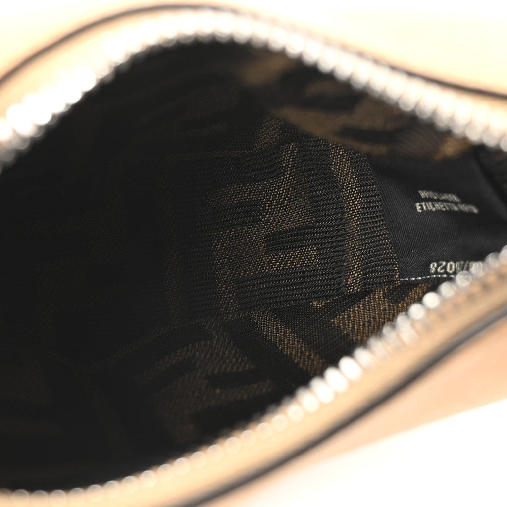 Vitello Grace Nano Fendigraphy Hobo Charm Miele Scuro