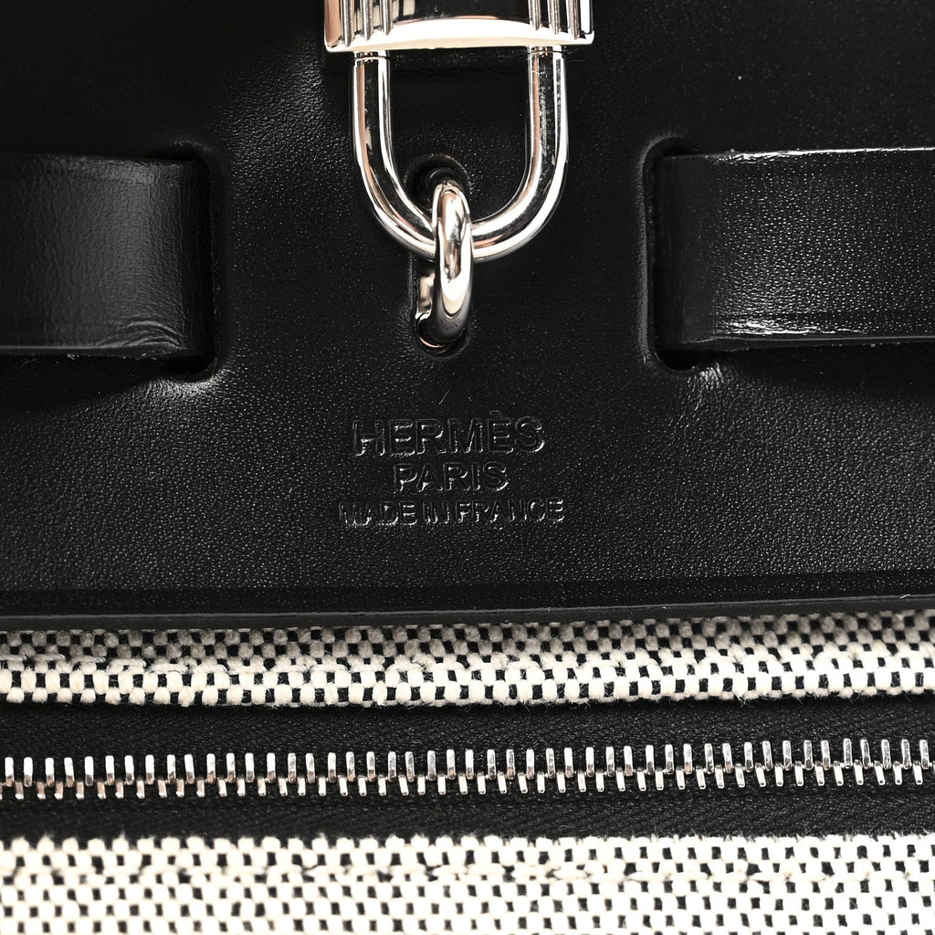 Toile H Berline Vache Hunter Herbag Zip PM 31 Black Ecru