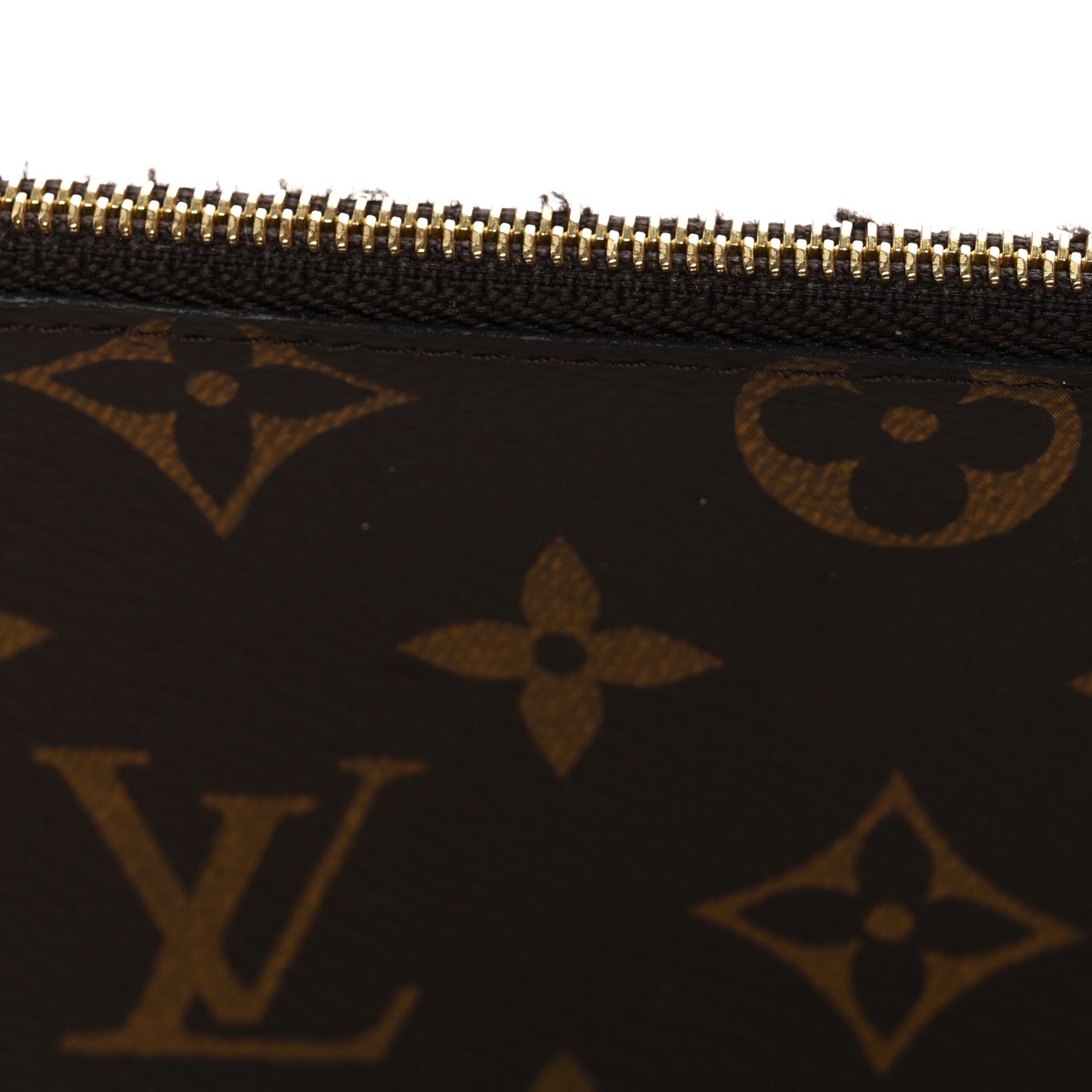 Monogram Pochette Felicie Chain Wallet Fuchsia