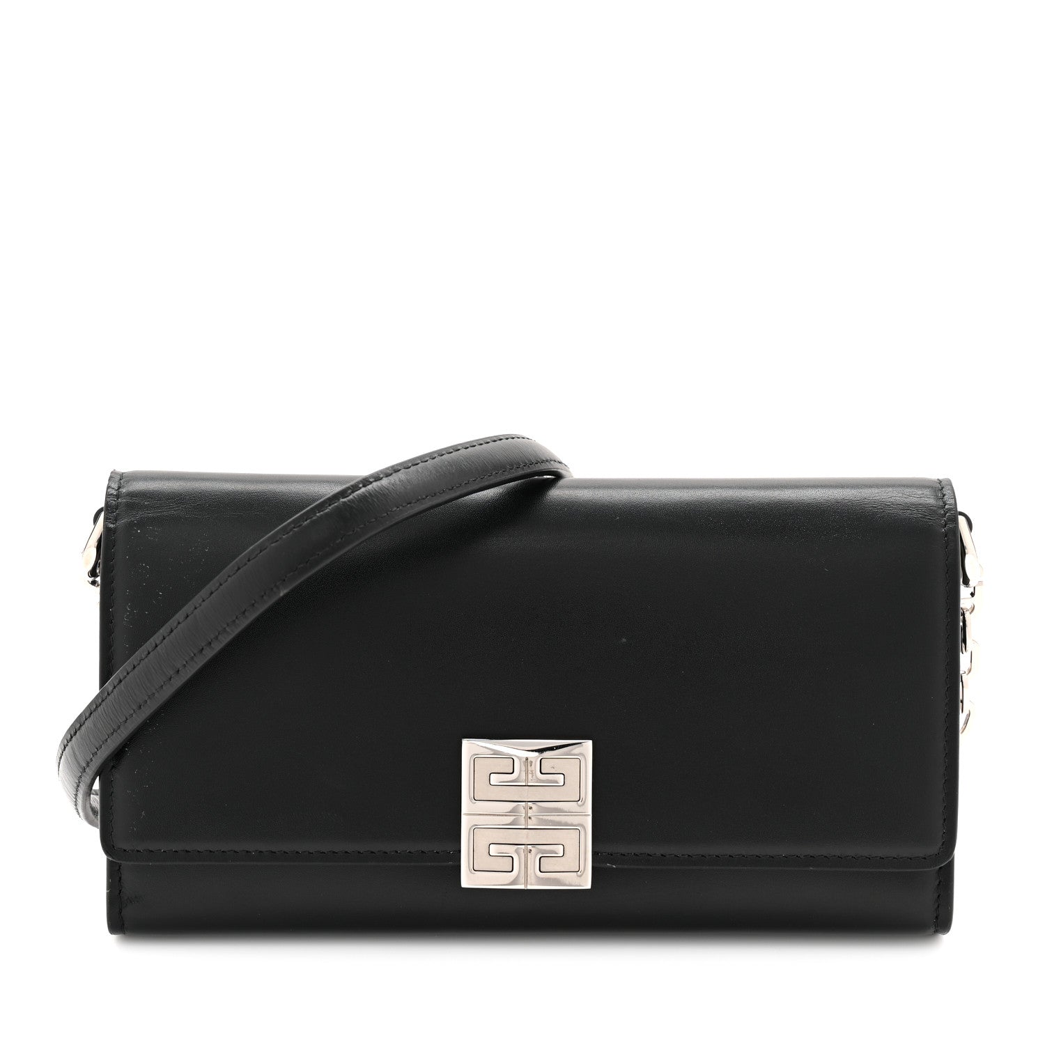 Box Calfskin 4G Wallet on Chain Black