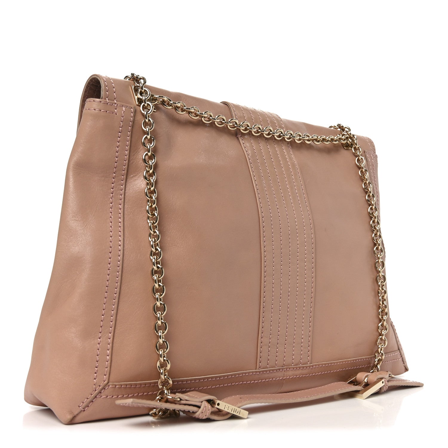 Vitello Acqua Maxi Baguette Shoulder Bag Lilla