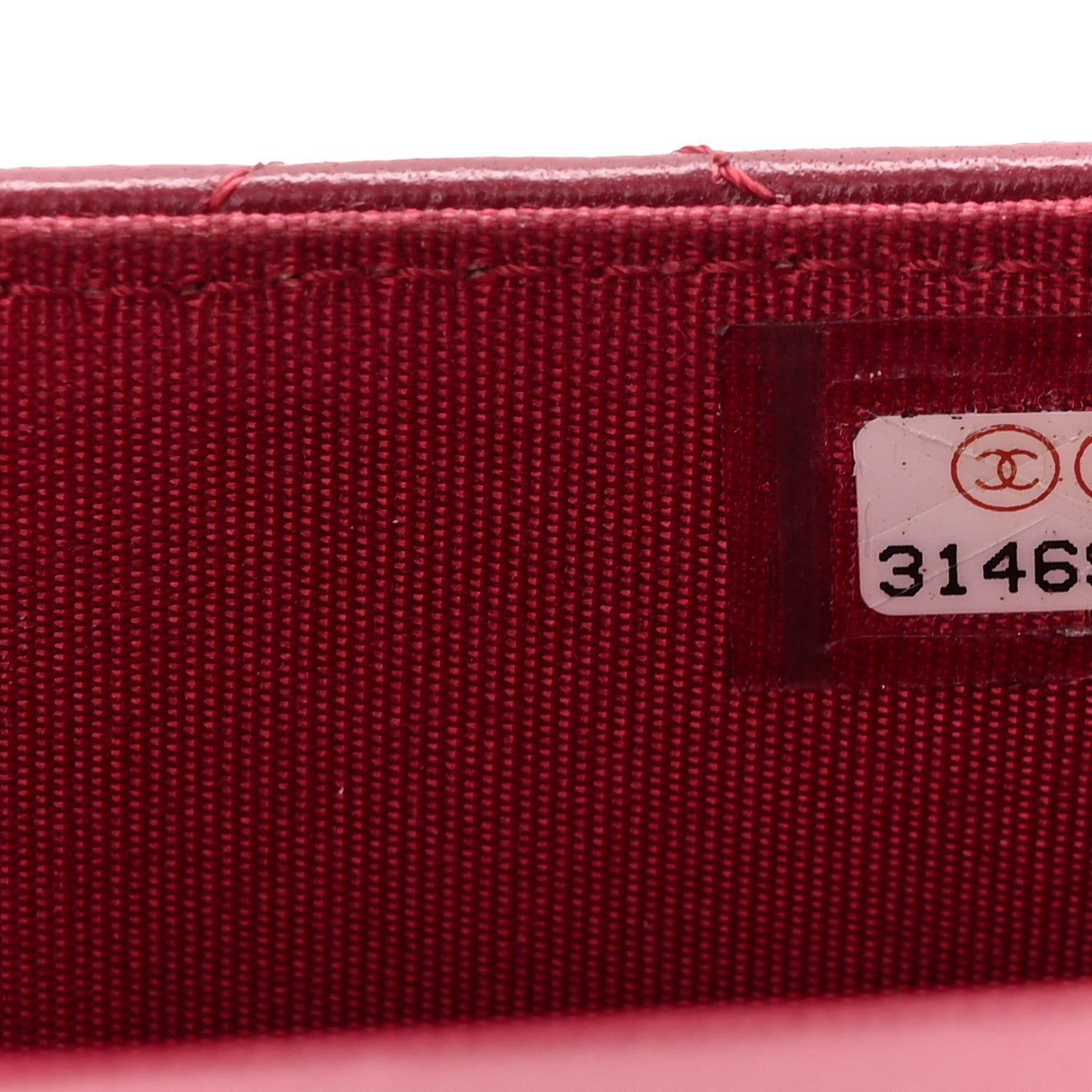 Lambskin Quilted Top Handle Flap Coin Purse With Chain Burgundy