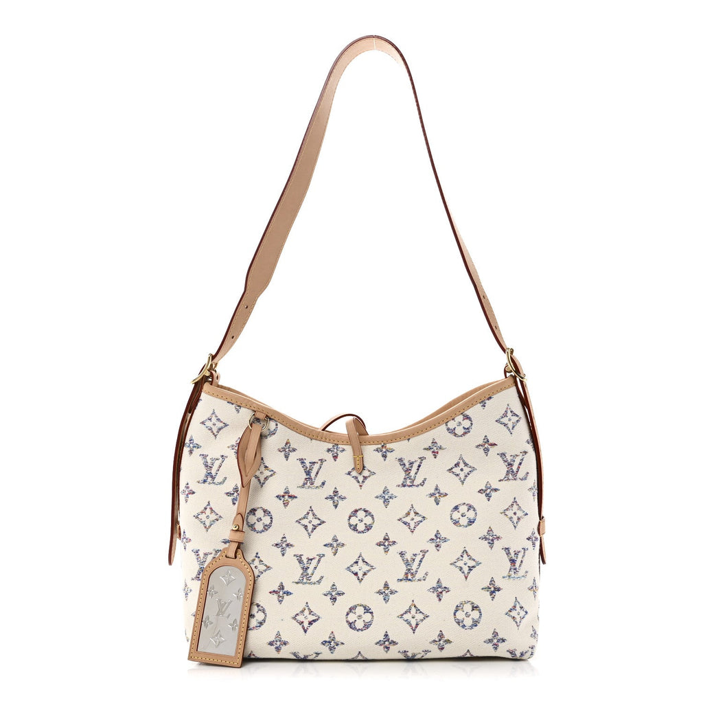 Monogram Jacquard CarryAll PM Multicolor Beige